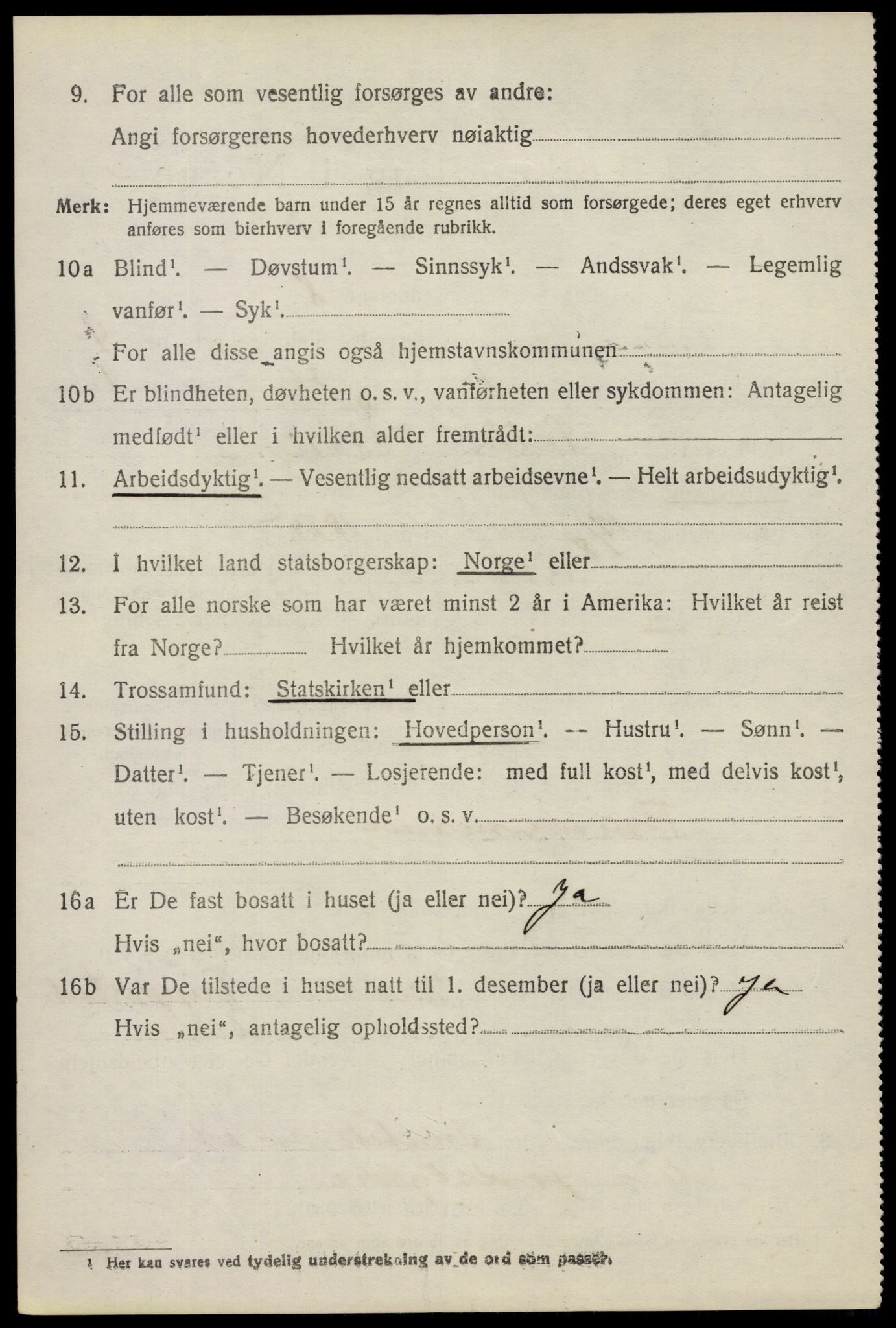 SAO, 1920 census for Askim, 1920, p. 7986