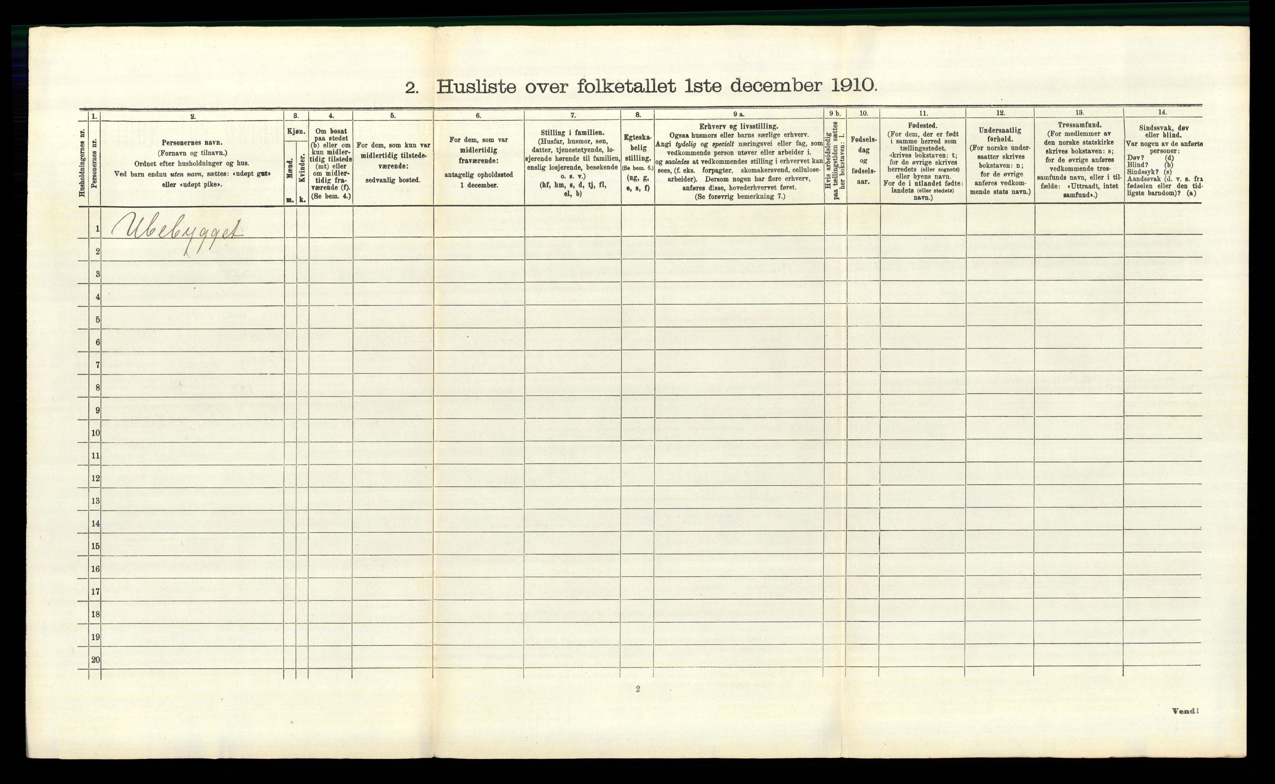 RA, 1910 census for Berg, 1910, p. 1180