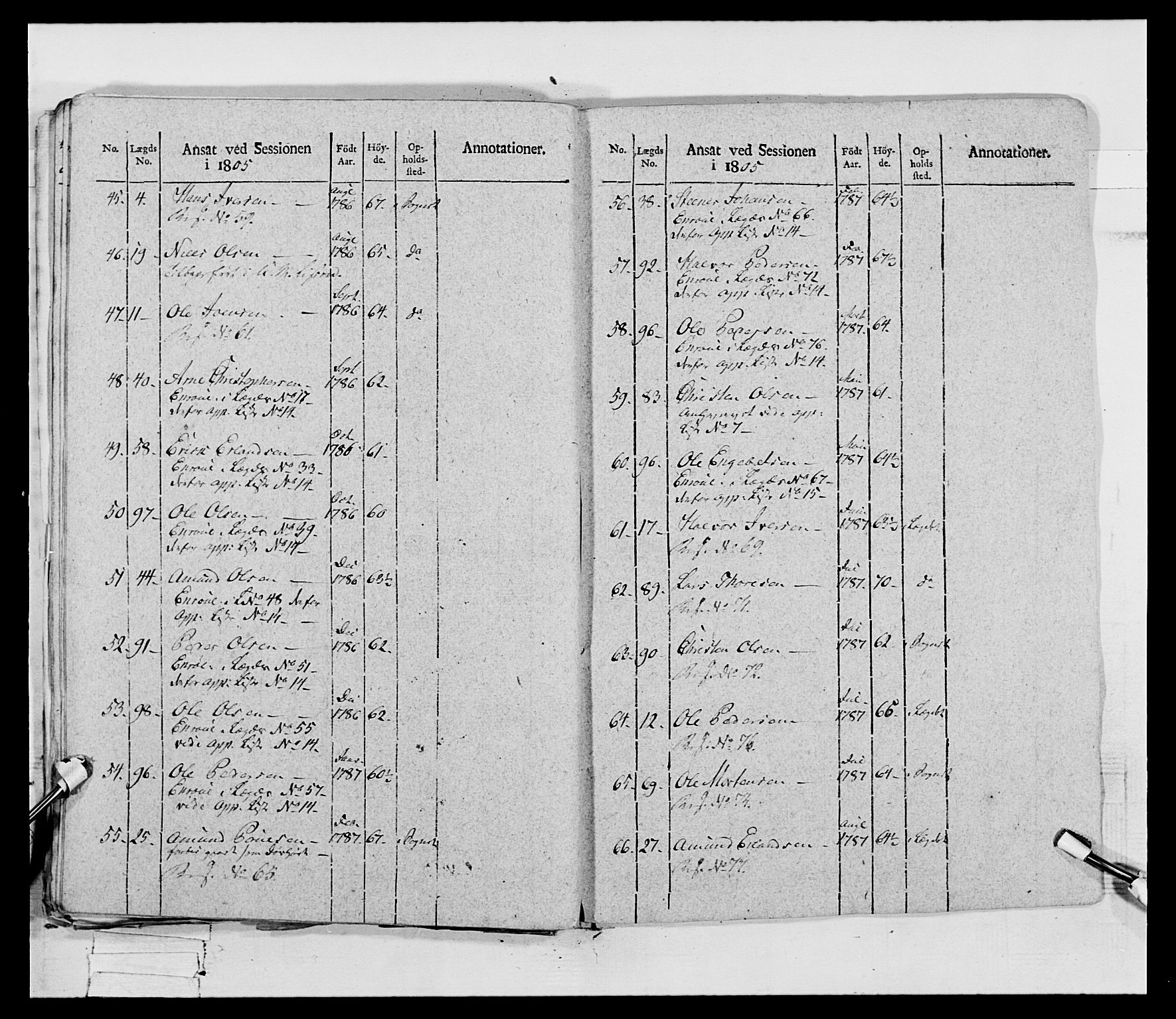 Generalitets- og kommissariatskollegiet, Det kongelige norske kommissariatskollegium, AV/RA-EA-5420/E/Eh/L0069: Opplandske gevorbne infanteriregiment, 1810-1818, p. 406