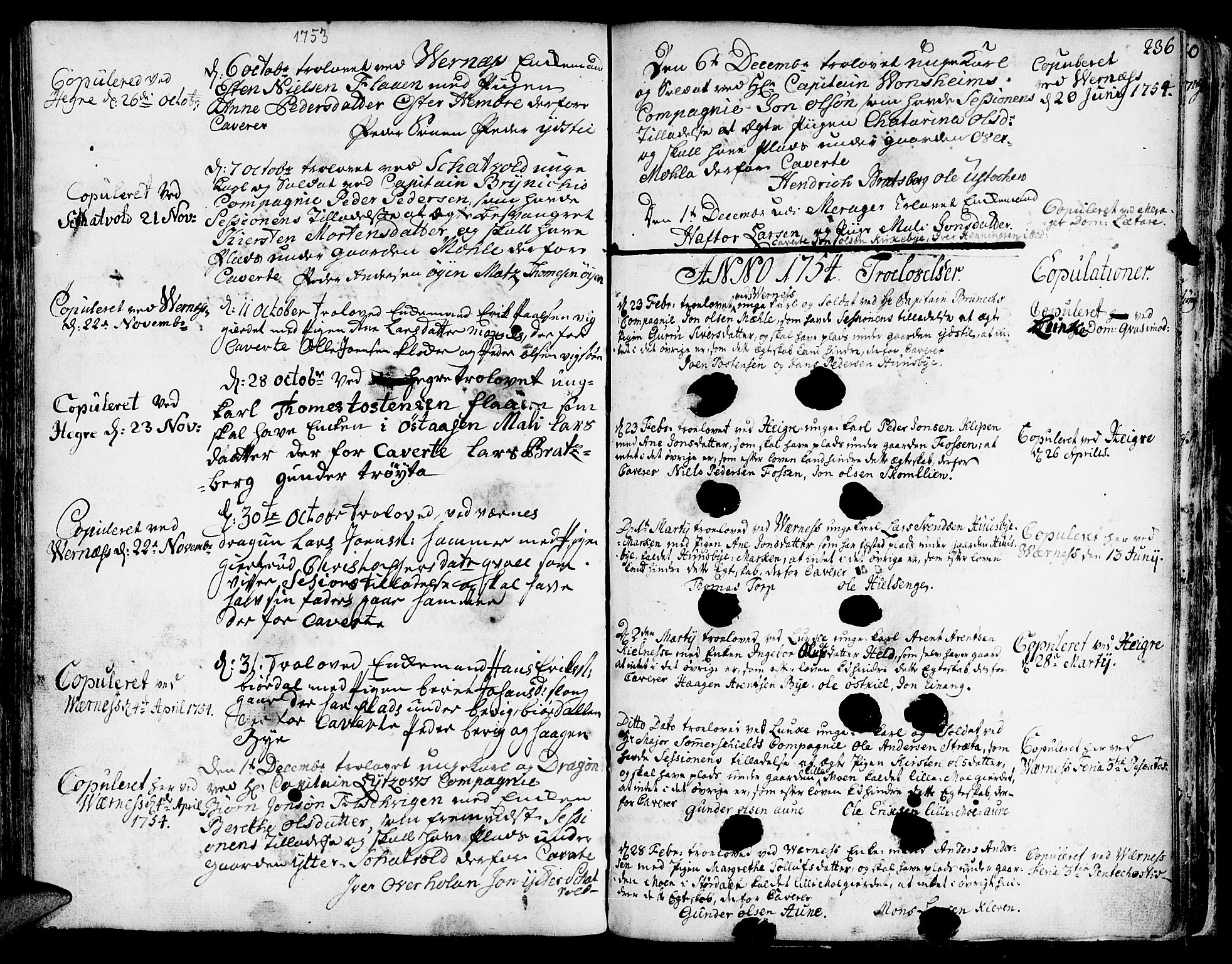 Ministerialprotokoller, klokkerbøker og fødselsregistre - Nord-Trøndelag, AV/SAT-A-1458/709/L0056: Parish register (official) no. 709A04, 1740-1756, p. 236