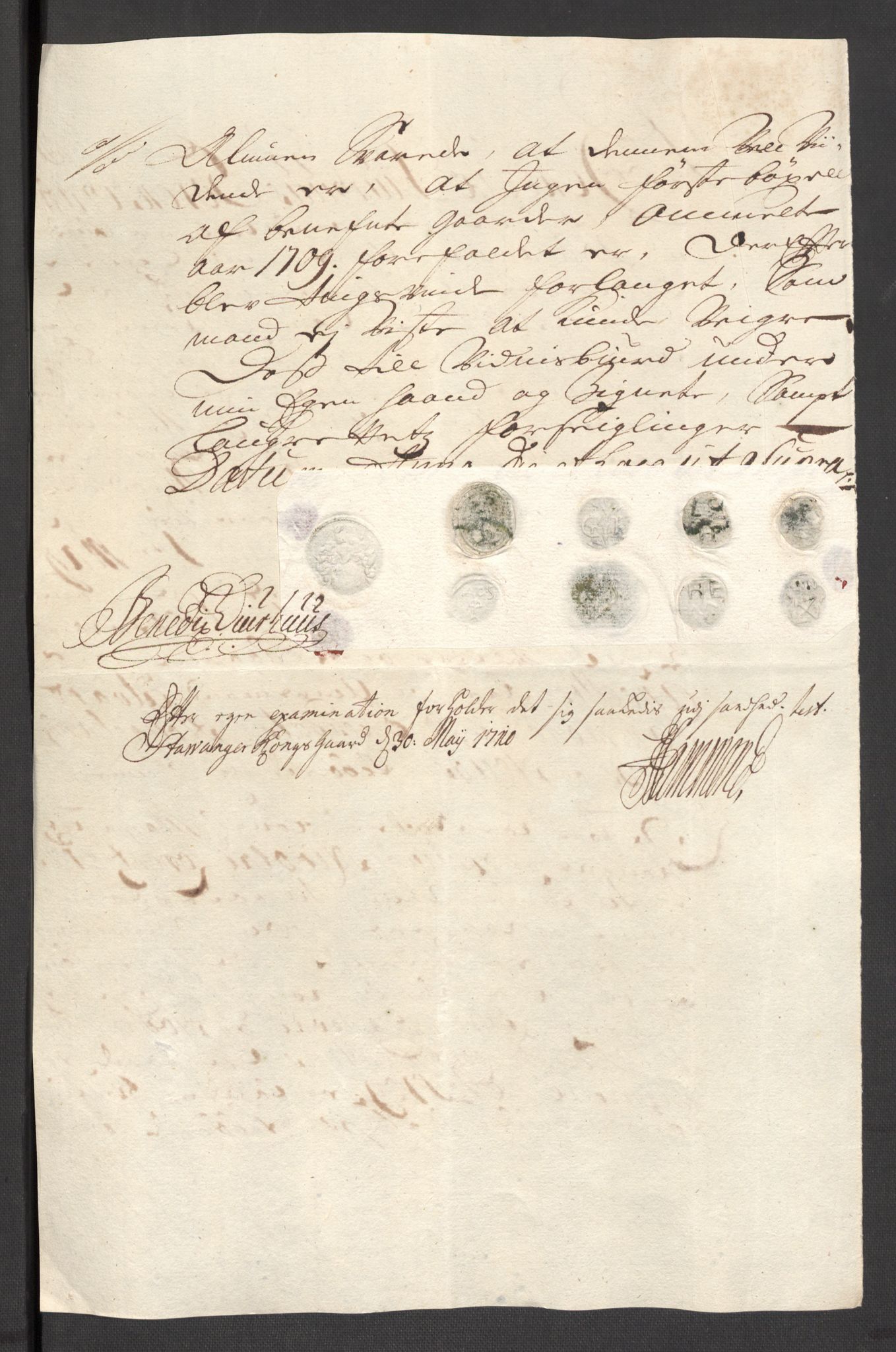 Rentekammeret inntil 1814, Reviderte regnskaper, Fogderegnskap, AV/RA-EA-4092/R46/L2734: Fogderegnskap Jæren og Dalane, 1709-1710, p. 31