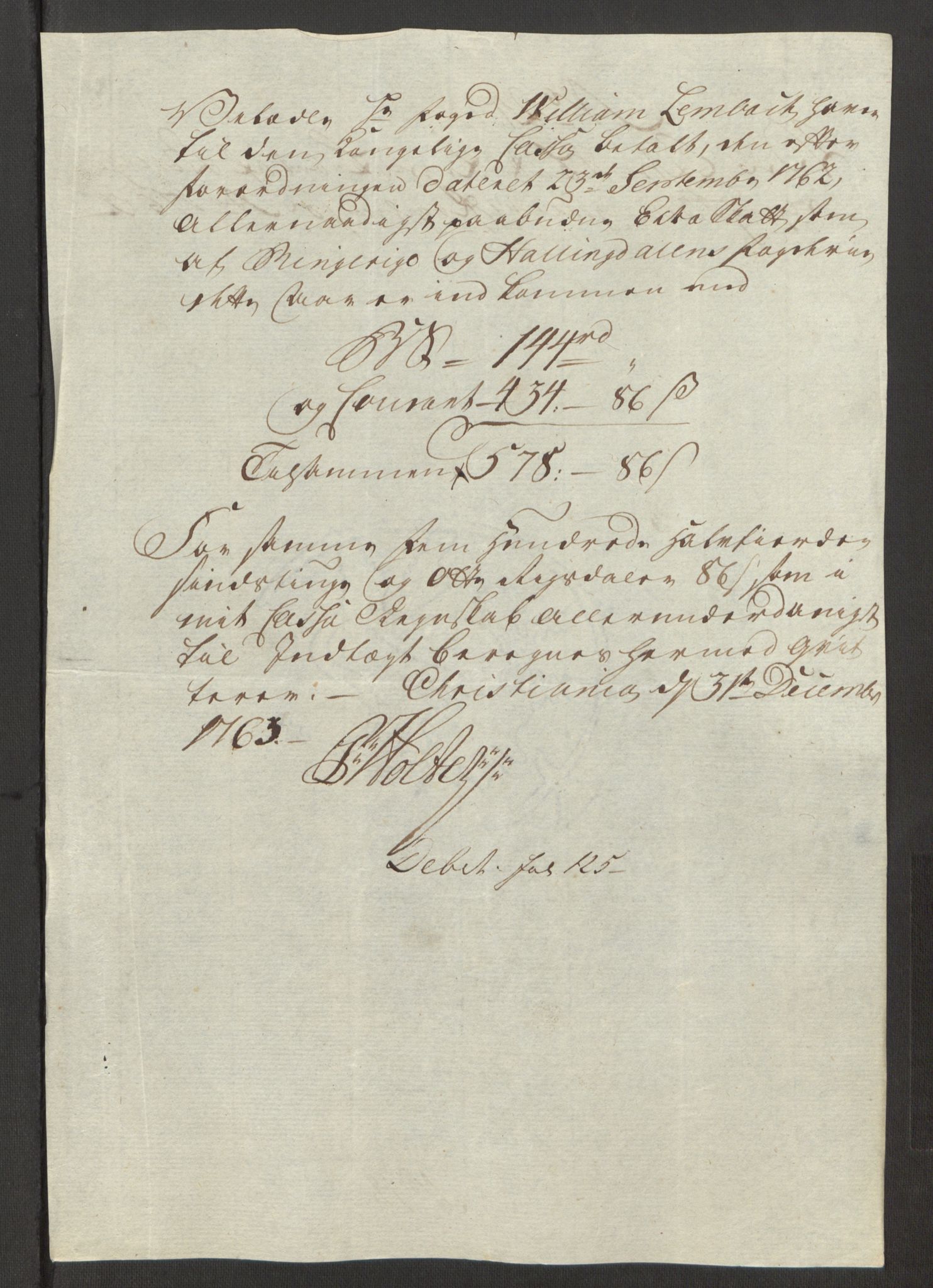 Rentekammeret inntil 1814, Reviderte regnskaper, Fogderegnskap, AV/RA-EA-4092/R23/L1565: Ekstraskatten Ringerike og Hallingdal, 1762-1763, p. 545