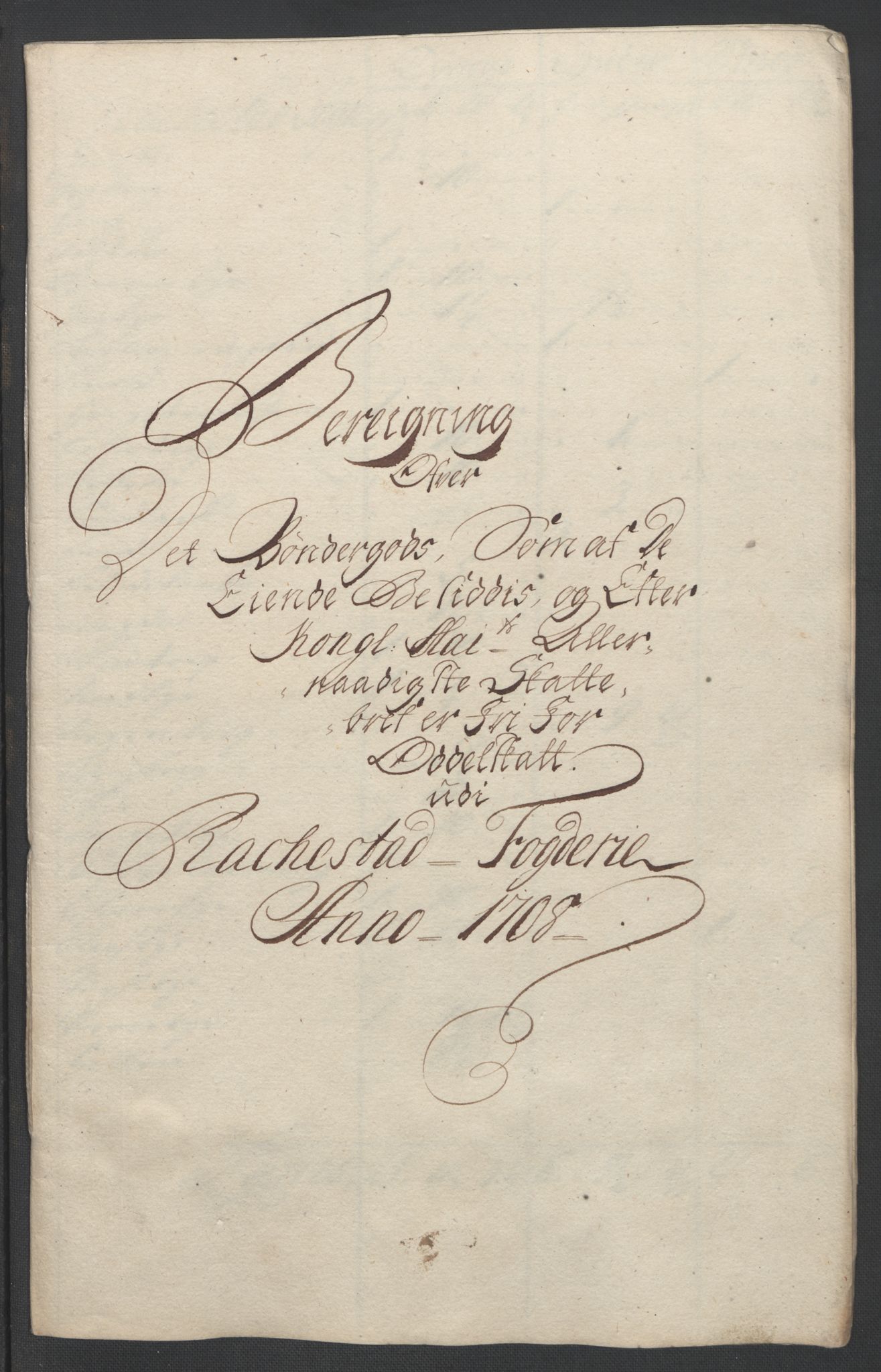 Rentekammeret inntil 1814, Reviderte regnskaper, Fogderegnskap, RA/EA-4092/R07/L0300: Fogderegnskap Rakkestad, Heggen og Frøland, 1708, p. 191