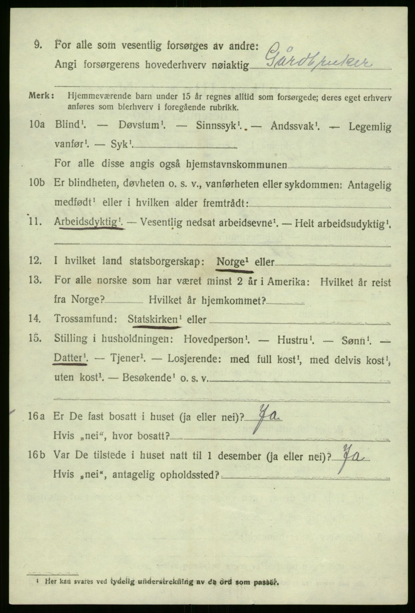 SAB, 1920 census for Kinn, 1920, p. 7880