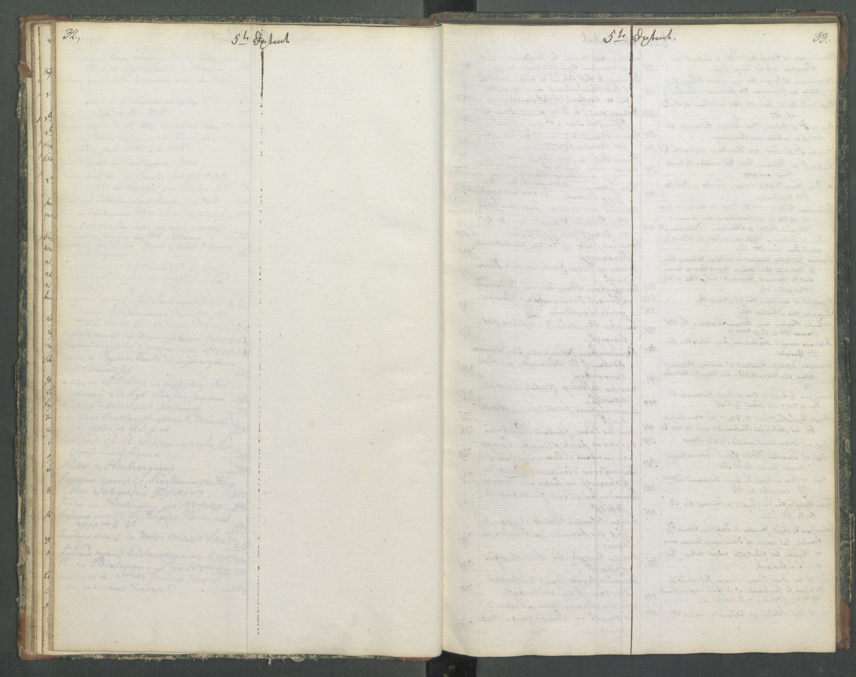 Departementene i 1814, RA/S-3899/Fa/L0014: Bokholderkontoret - Register til journalen, 1814-1815, p. 32-33