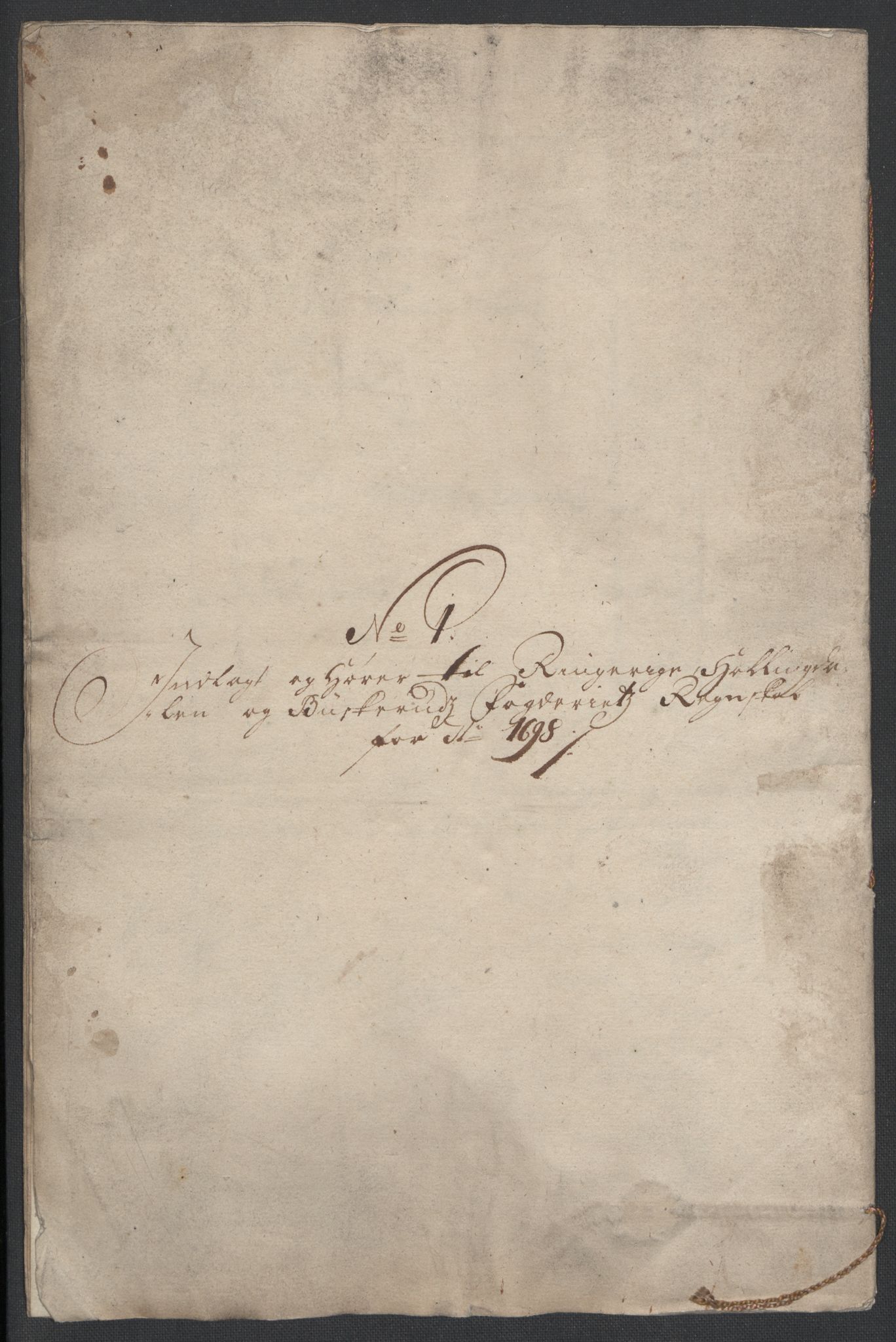 Rentekammeret inntil 1814, Reviderte regnskaper, Fogderegnskap, RA/EA-4092/R22/L1455: Fogderegnskap Ringerike, Hallingdal og Buskerud, 1698, p. 21