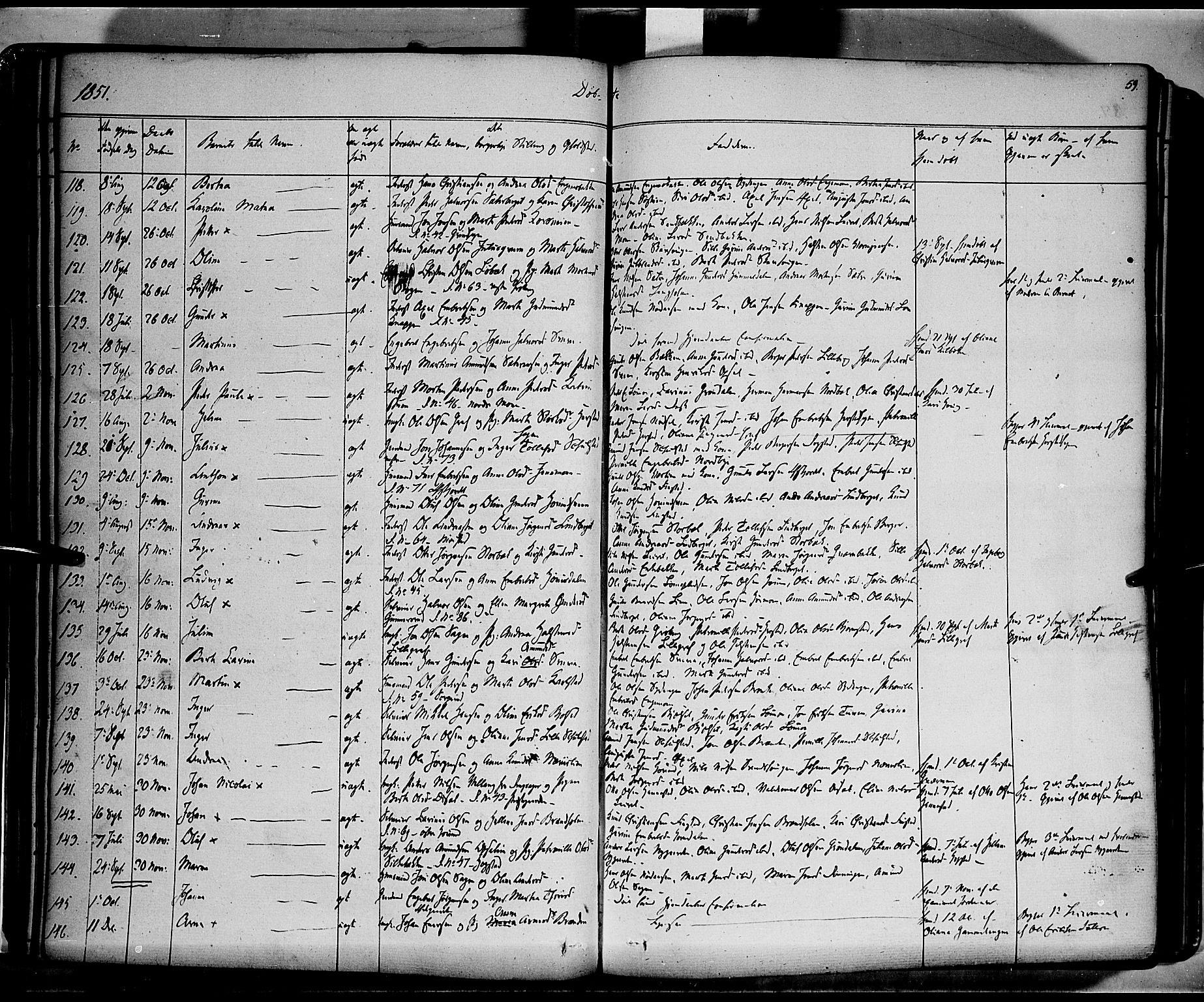 Elverum prestekontor, SAH/PREST-044/H/Ha/Haa/L0009: Parish register (official) no. 9, 1843-1856, p. 59