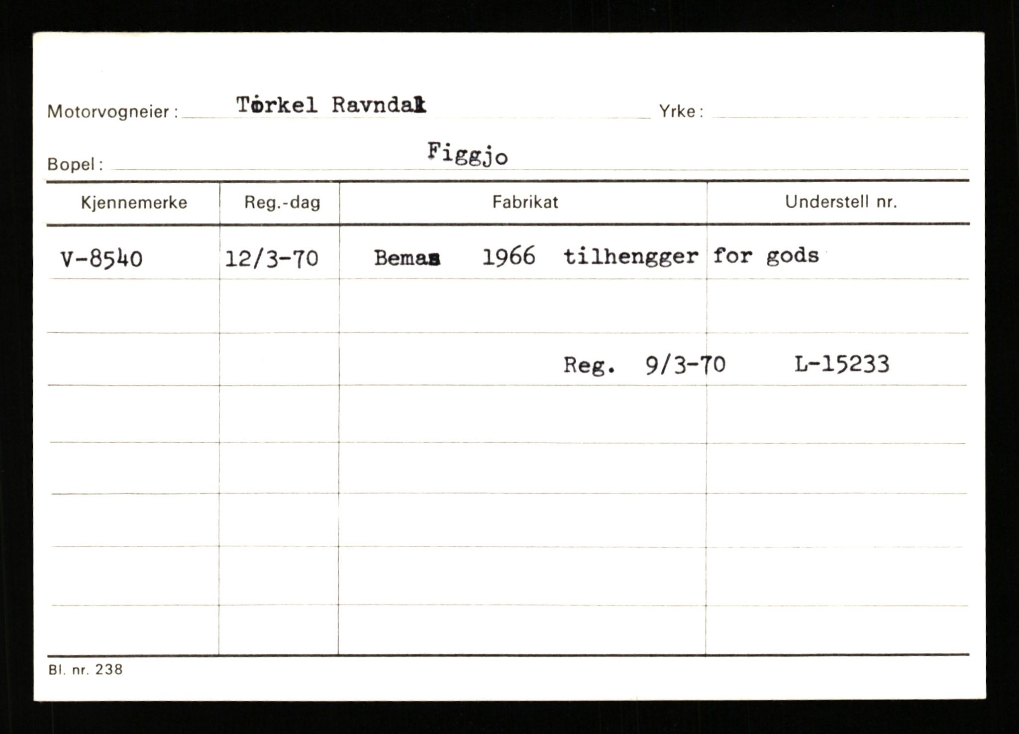 Stavanger trafikkstasjon, SAST/A-101942/0/G/L0002: Registreringsnummer: 5791 - 10405, 1930-1971, p. 1669