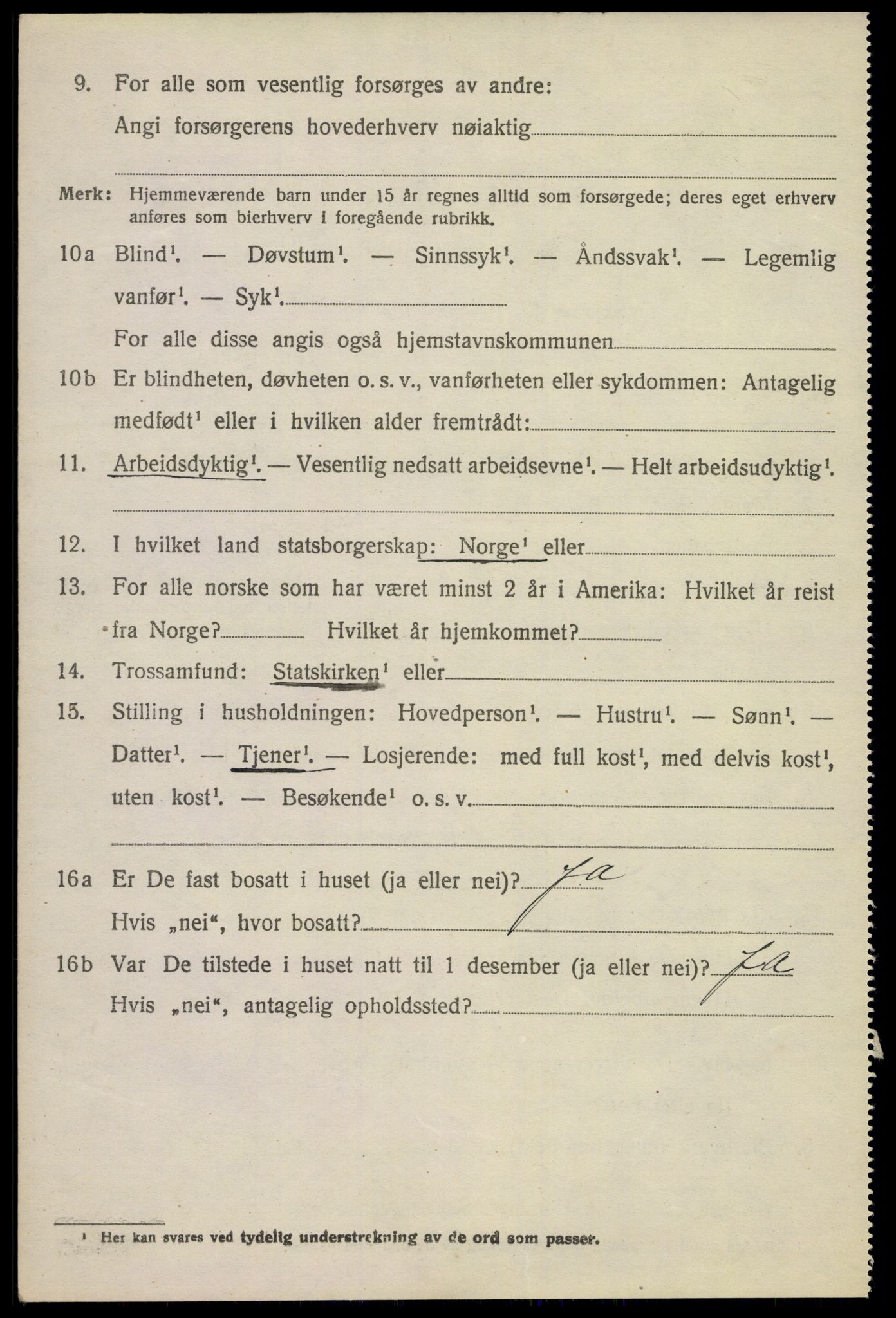 SAKO, 1920 census for Holla, 1920, p. 8492