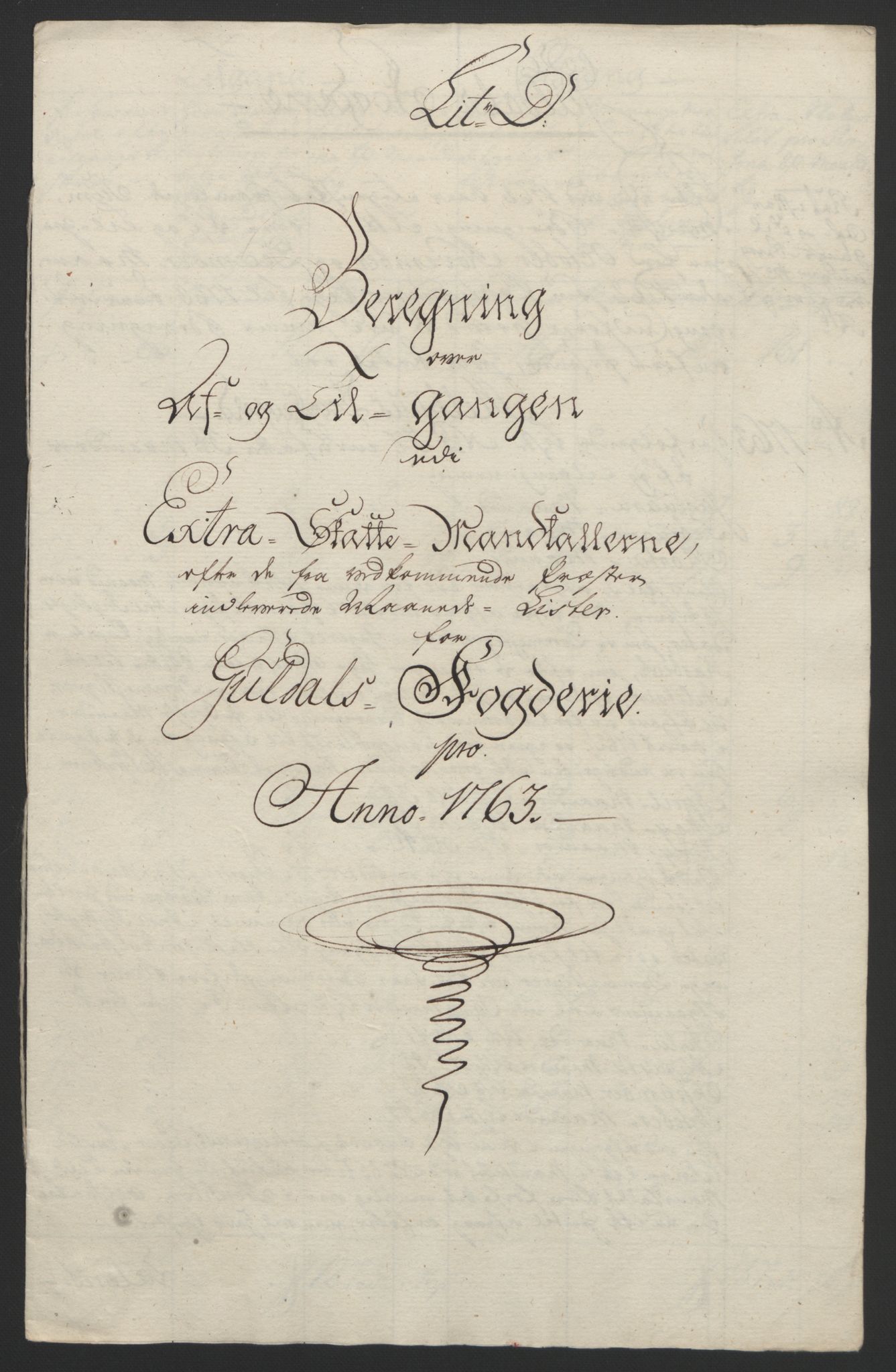 Rentekammeret inntil 1814, Reviderte regnskaper, Fogderegnskap, RA/EA-4092/R60/L4094: Ekstraskatten Orkdal og Gauldal, 1762-1765, p. 101