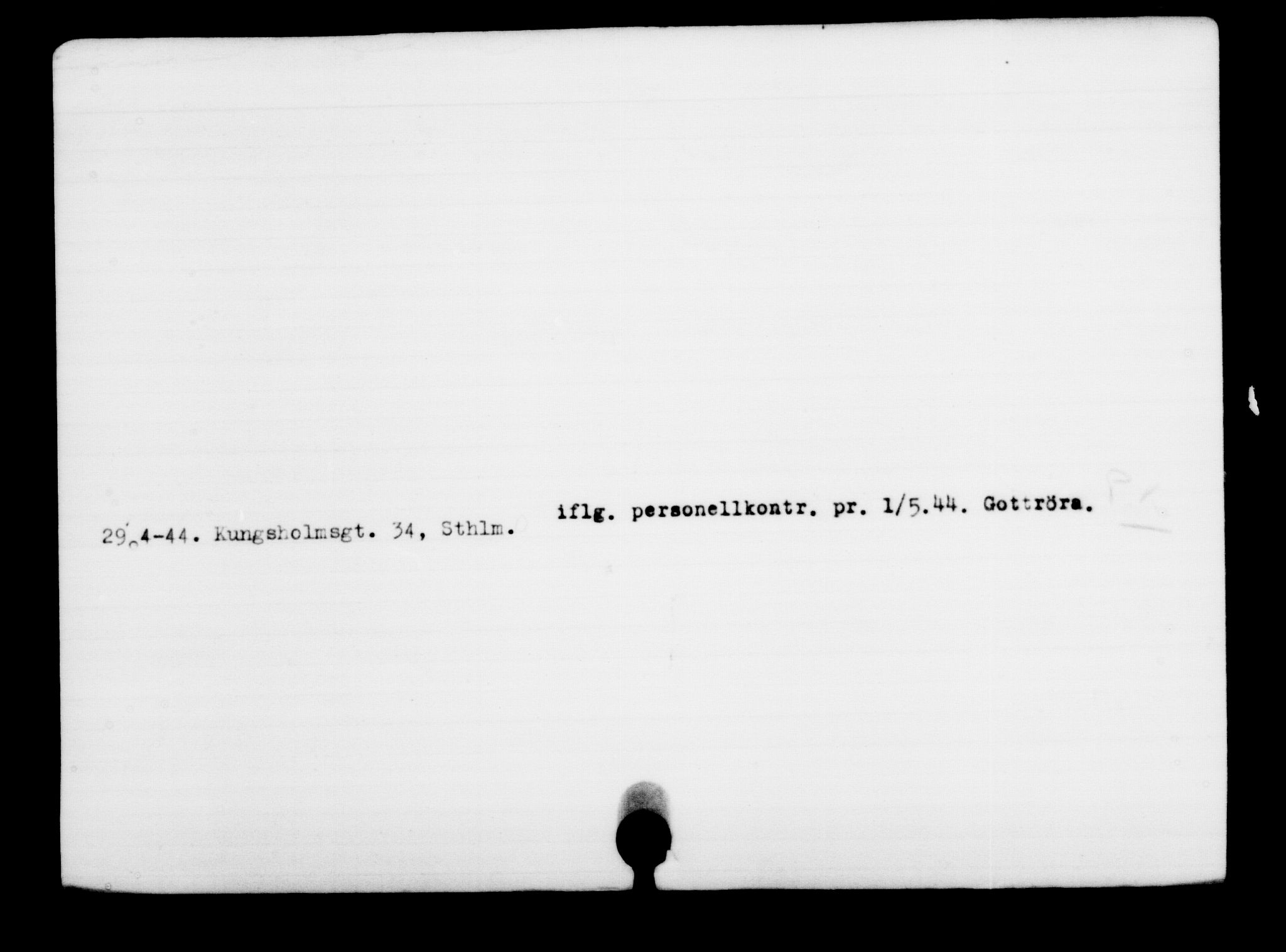 Den Kgl. Norske Legasjons Flyktningskontor, RA/S-6753/V/Va/L0001: Kjesäterkartoteket. Flyktningenr. 1-1000, 1940-1945, p. 816