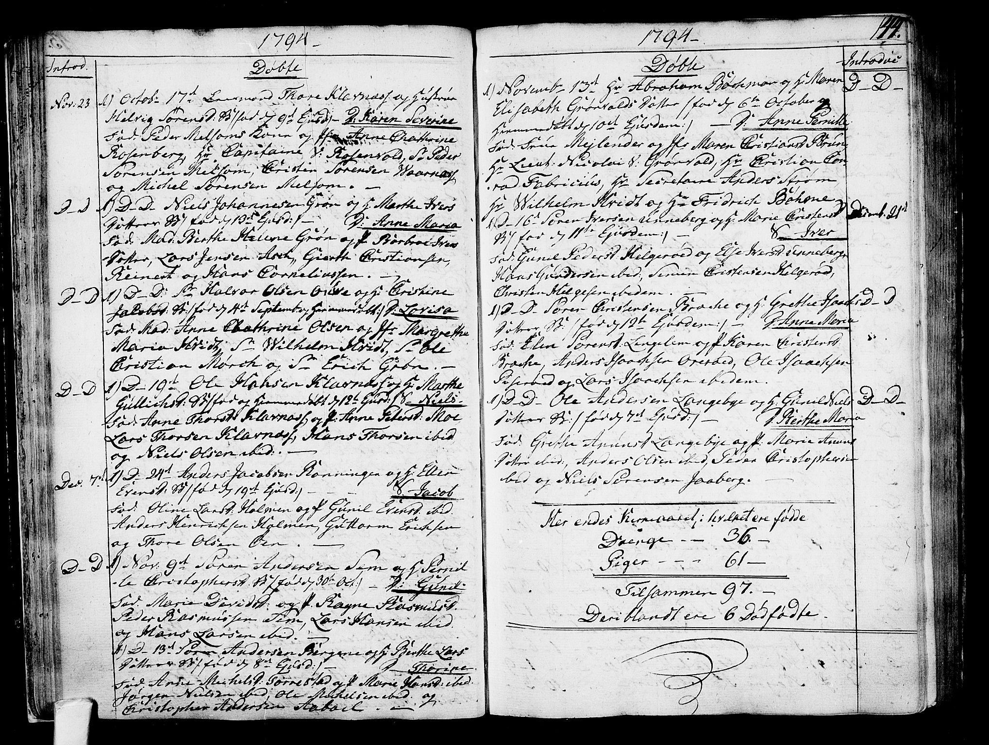 Sandar kirkebøker, SAKO/A-243/F/Fa/L0003: Parish register (official) no. 3, 1789-1814, p. 44