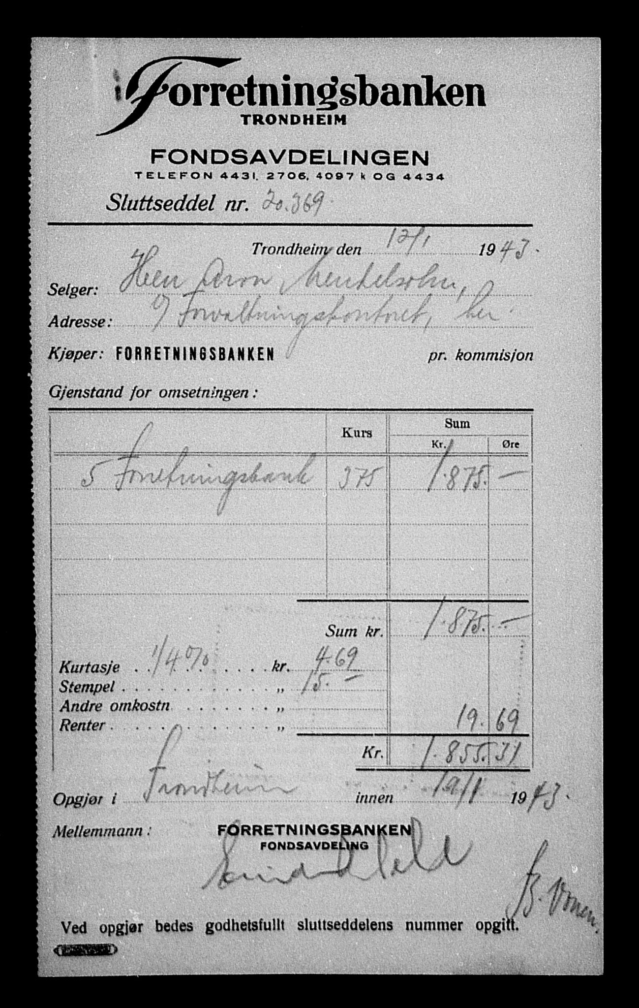 Justisdepartementet, Tilbakeføringskontoret for inndratte formuer, AV/RA-S-1564/H/Hc/Hca/L0909: --, 1945-1947, p. 41