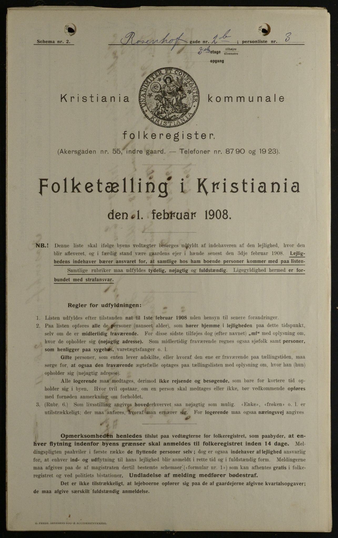 OBA, Municipal Census 1908 for Kristiania, 1908, p. 75201