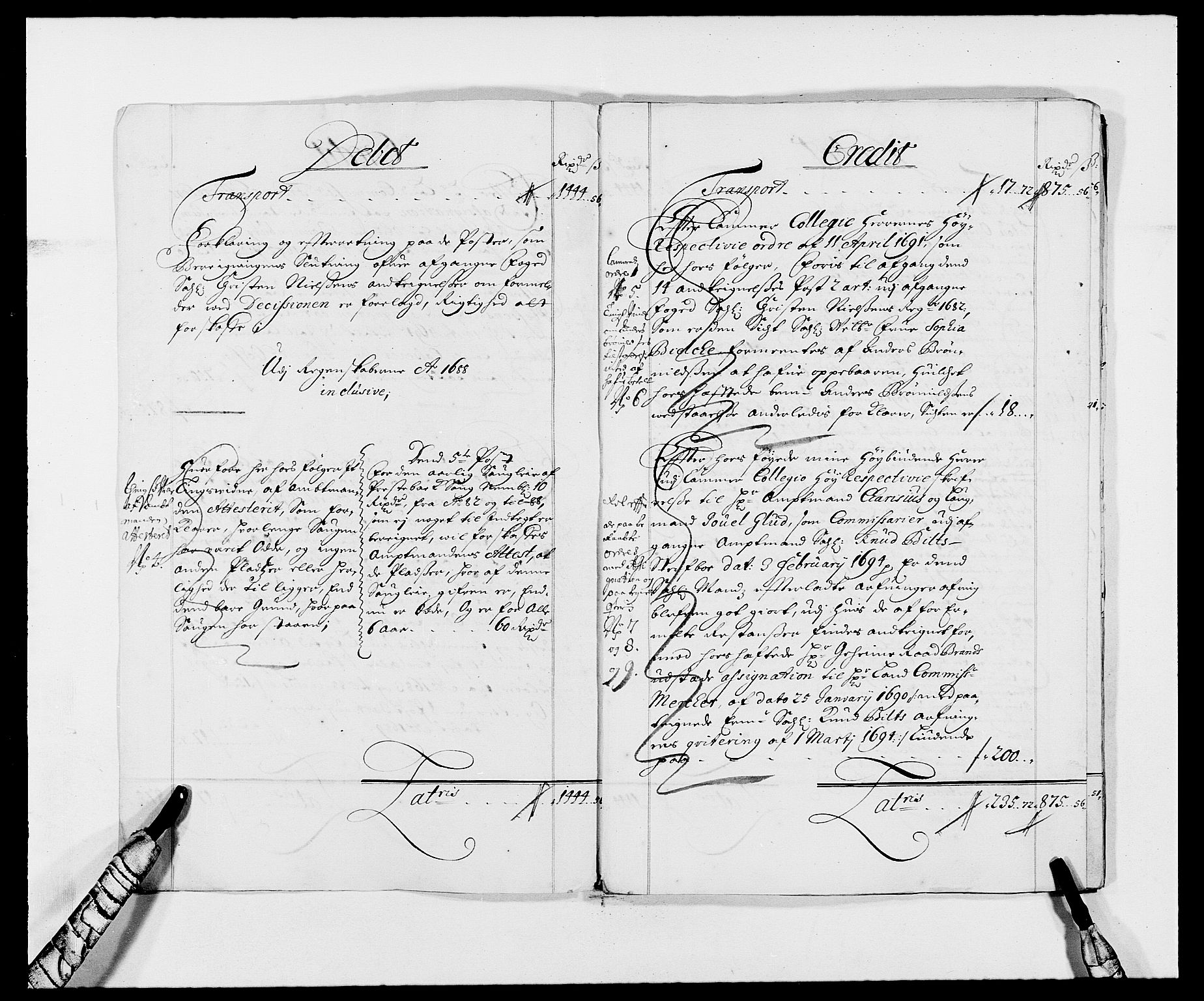 Rentekammeret inntil 1814, Reviderte regnskaper, Fogderegnskap, RA/EA-4092/R01/L0009: Fogderegnskap Idd og Marker, 1689, p. 4