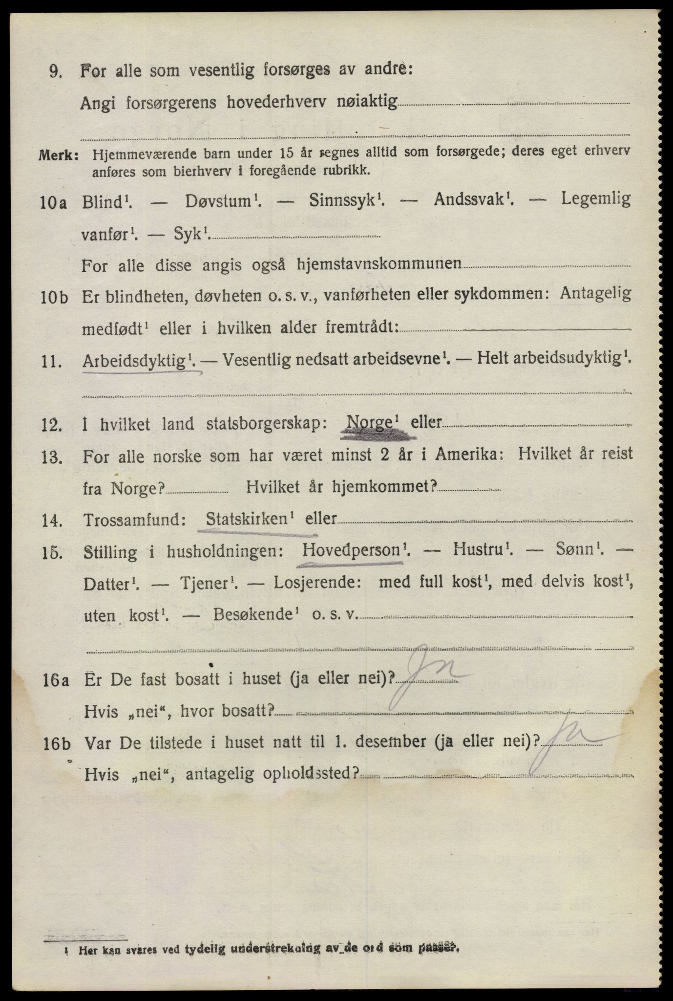 SAO, 1920 census for Tune, 1920, p. 16889