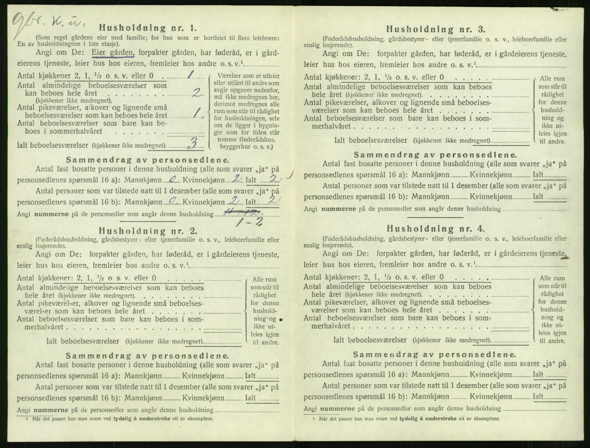 SAT, 1920 census for Norddal, 1920, p. 472