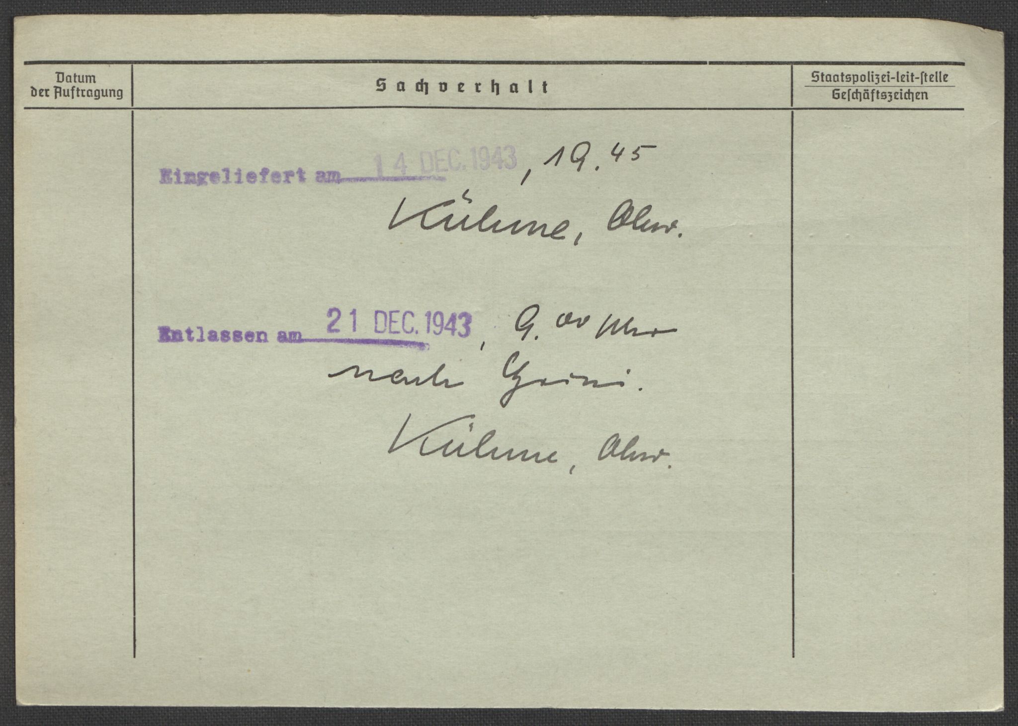 Befehlshaber der Sicherheitspolizei und des SD, AV/RA-RAFA-5969/E/Ea/Eaa/L0002: Register over norske fanger i Møllergata 19: Bj-Eng, 1940-1945, p. 578