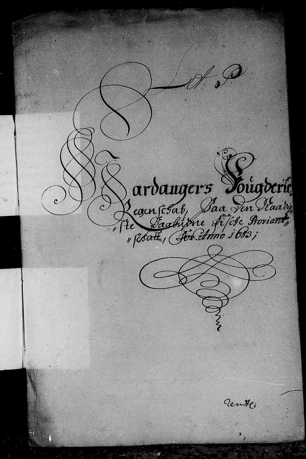 Rentekammeret inntil 1814, Reviderte regnskaper, Stiftamtstueregnskaper, Bergen stiftamt, RA/EA-6043/R/Rc/L0070: Bergen stiftamt, 1683