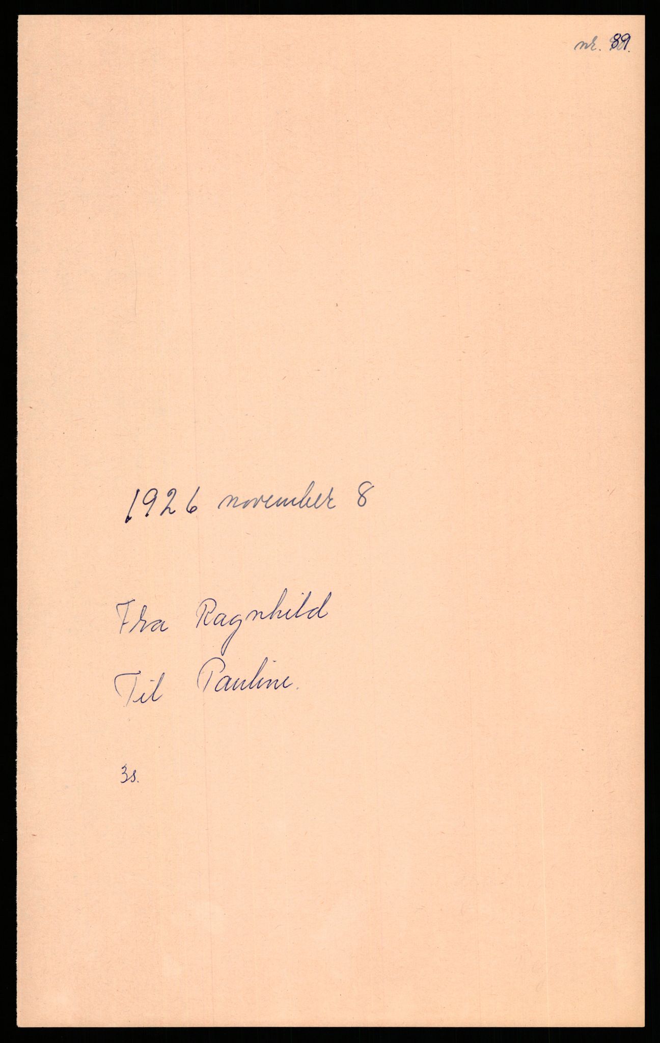 Samlinger til kildeutgivelse, Amerikabrevene, AV/RA-EA-4057/F/L0009: Innlån fra Hedmark: Statsarkivet i Hamar - Wærenskjold, 1838-1914, p. 602