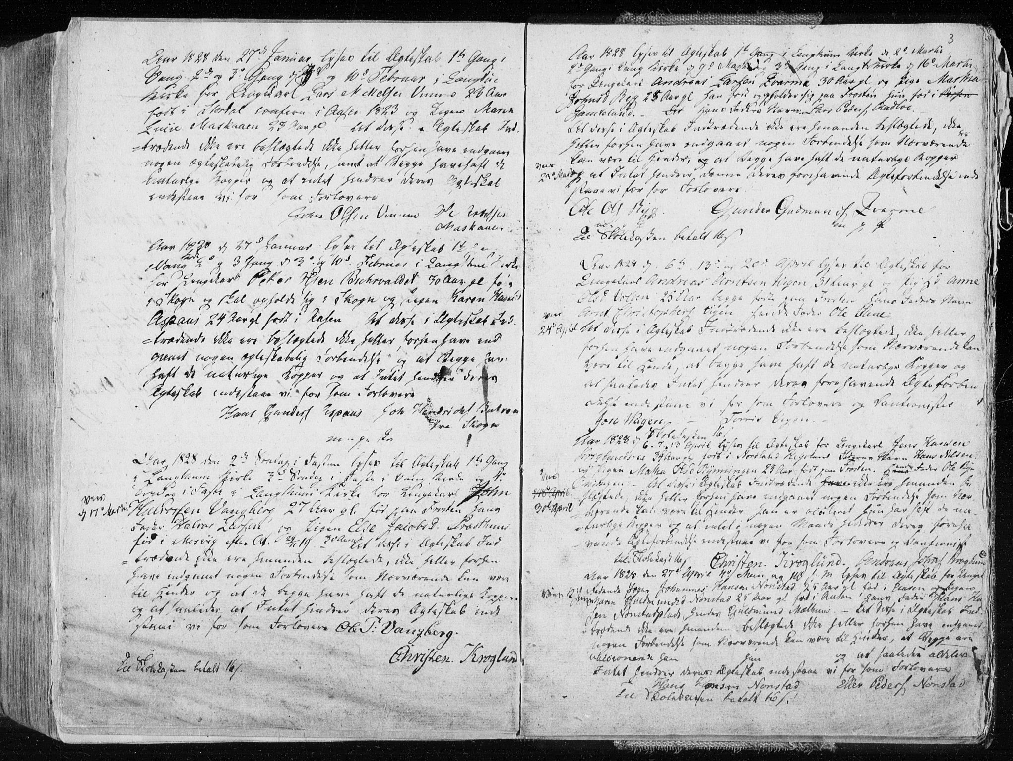 Ministerialprotokoller, klokkerbøker og fødselsregistre - Nord-Trøndelag, SAT/A-1458/713/L0114: Parish register (official) no. 713A05, 1827-1839, p. 3