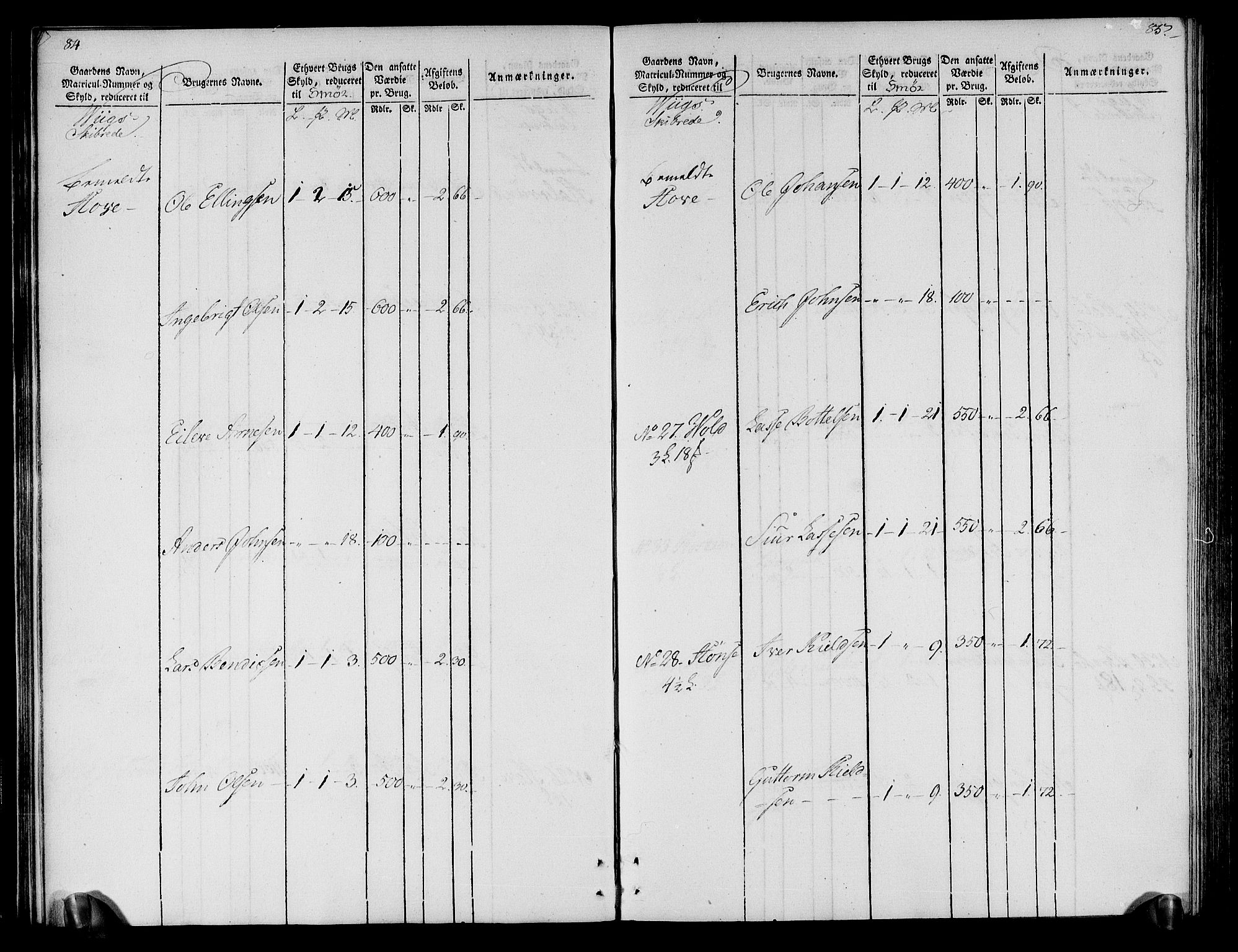 Rentekammeret inntil 1814, Realistisk ordnet avdeling, RA/EA-4070/N/Ne/Nea/L0118: Ytre og Indre Sogn fogderi. Oppebørselsregister, 1803-1804, p. 46