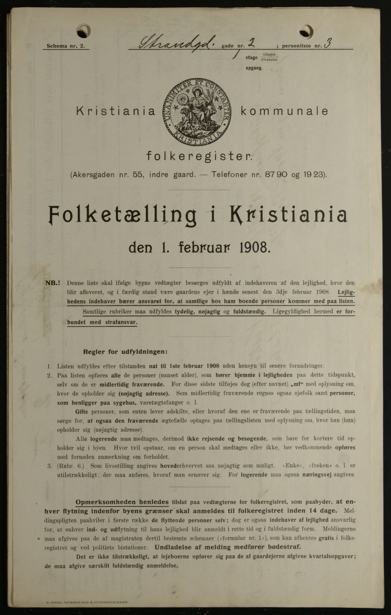 OBA, Municipal Census 1908 for Kristiania, 1908, p. 93228