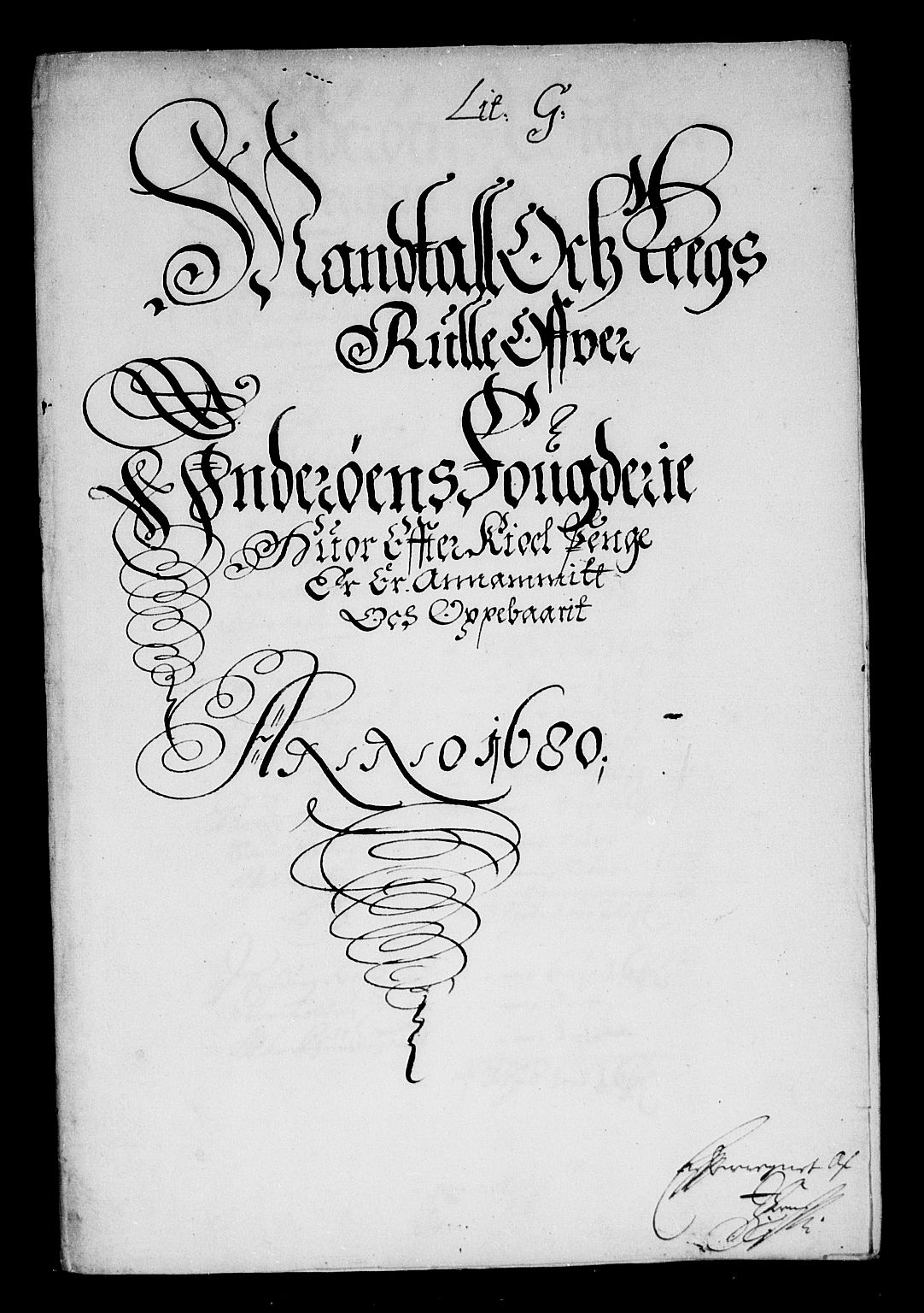 Rentekammeret inntil 1814, Reviderte regnskaper, Stiftamtstueregnskaper, Trondheim stiftamt og Nordland amt, AV/RA-EA-6044/R/Rf/L0060: Trondheim stiftamt, 1680