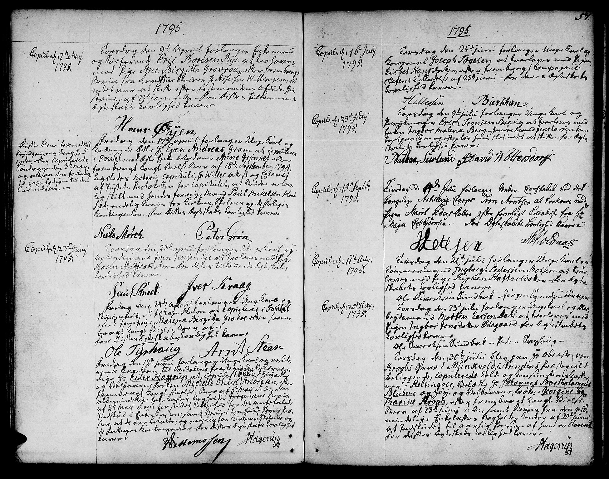 Ministerialprotokoller, klokkerbøker og fødselsregistre - Sør-Trøndelag, SAT/A-1456/601/L0041: Parish register (official) no. 601A09, 1784-1801, p. 57