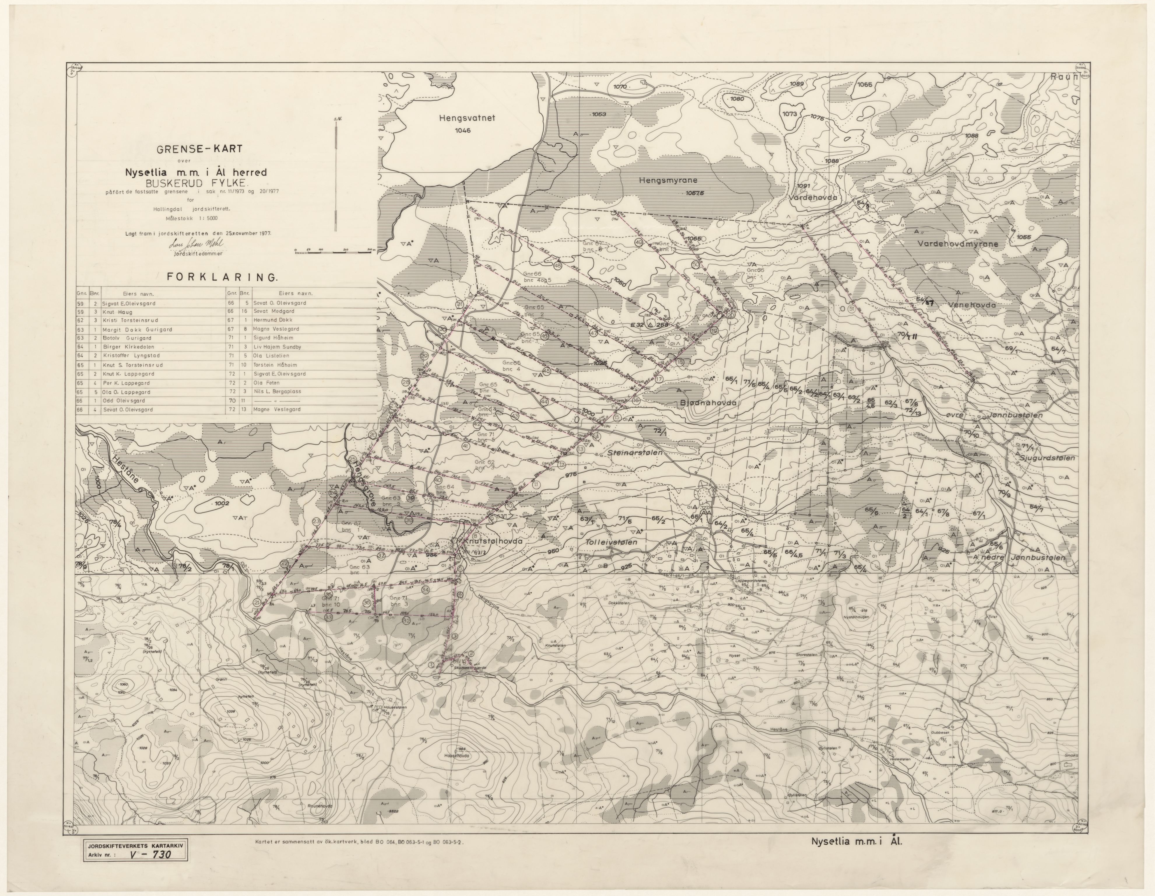Jordskifteverkets kartarkiv, RA/S-3929/T, 1859-1988, p. 1008
