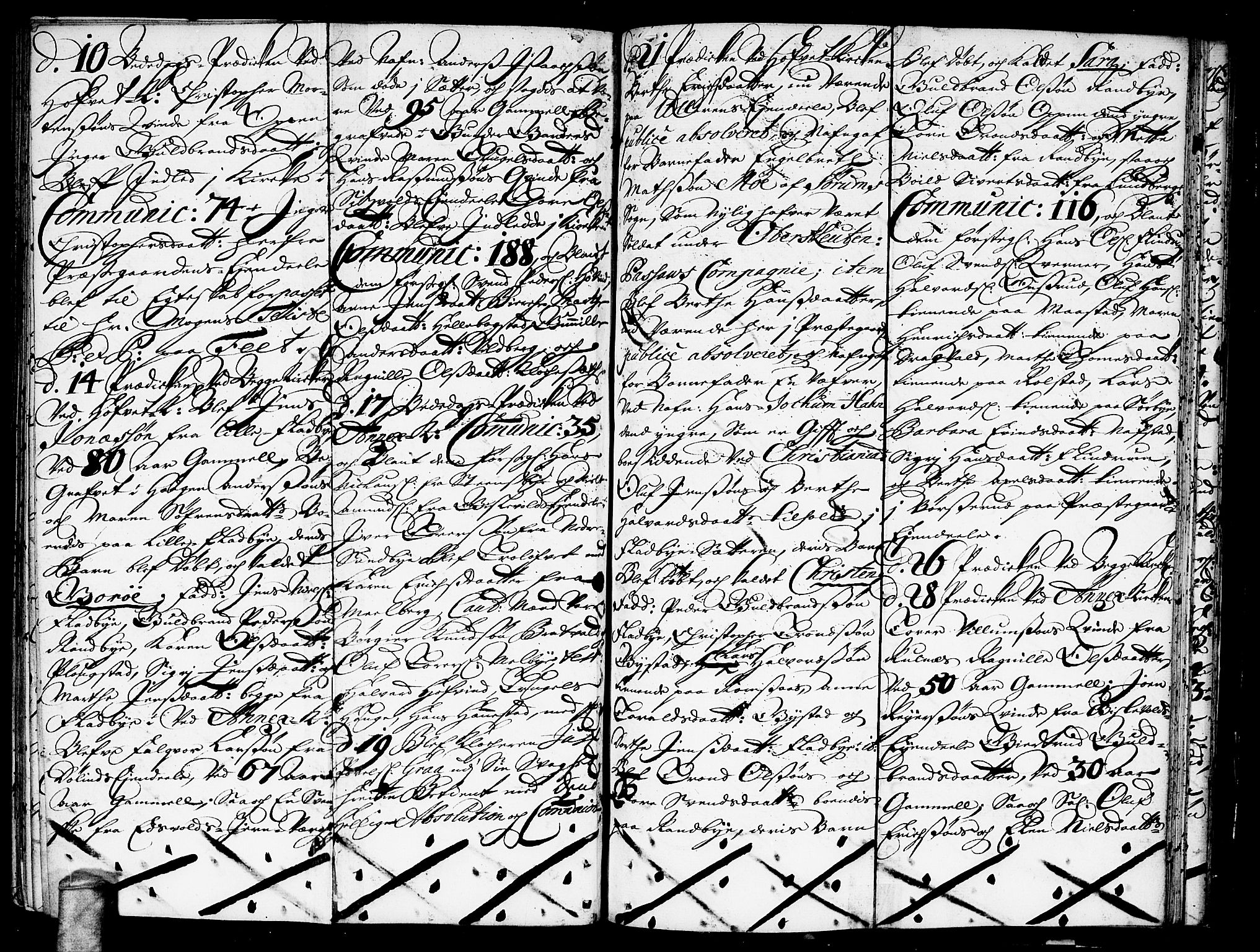 Ullensaker prestekontor Kirkebøker, AV/SAO-A-10236a/F/Fa/L0002: Parish register (official) no. I 2, 1702-1710