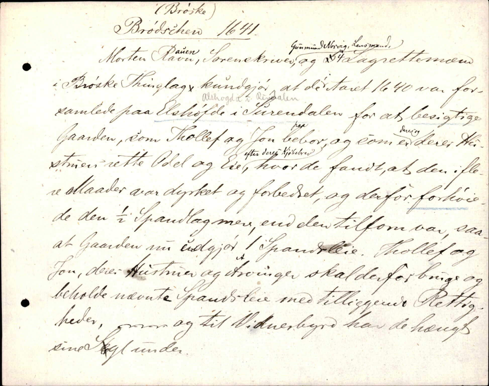 Riksarkivets diplomsamling, AV/RA-EA-5965/F35/F35d/L0003: Innlånte diplomer, seddelregister, 1621-1642, p. 741