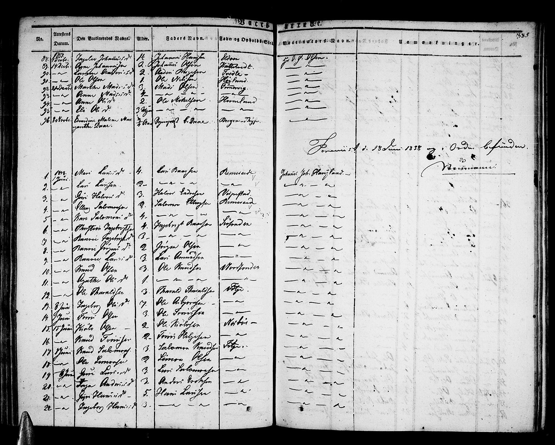 Stord sokneprestembete, SAB/A-78201/H/Haa: Parish register (official) no. A 6, 1826-1840, p. 386