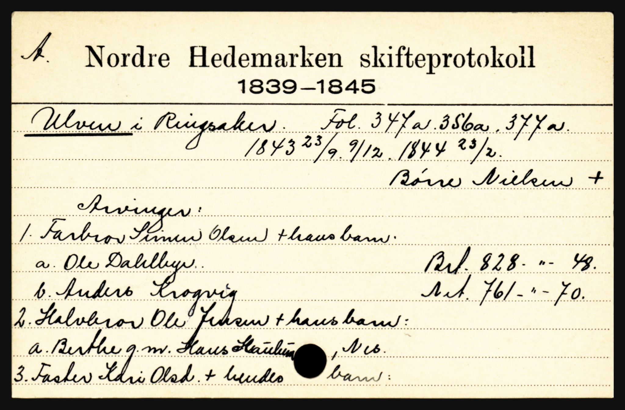 Nord-Hedmark sorenskriveri, SAH/TING-012/J, 1776-1854, p. 7307