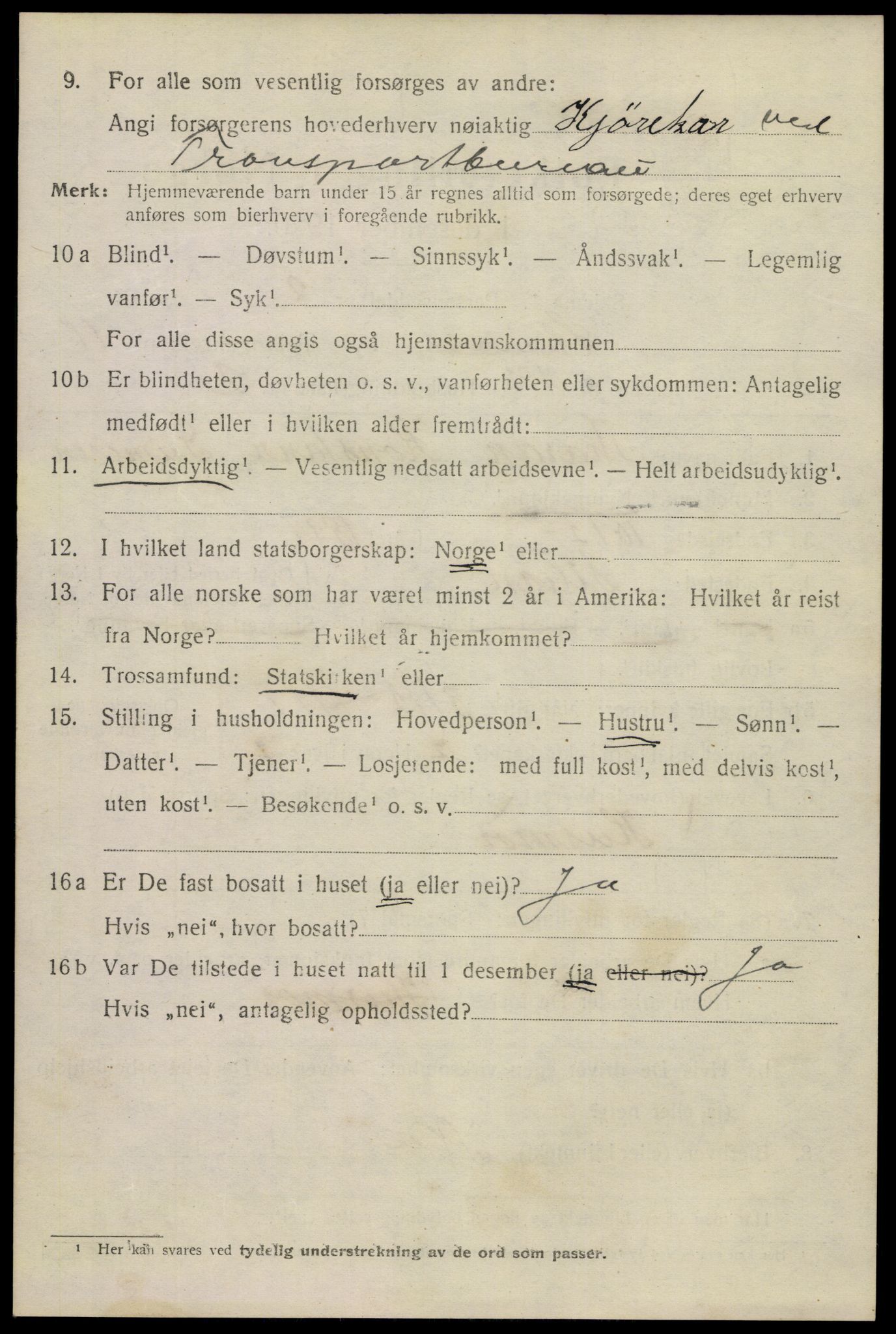 SAKO, 1920 census for Skien, 1920, p. 36473