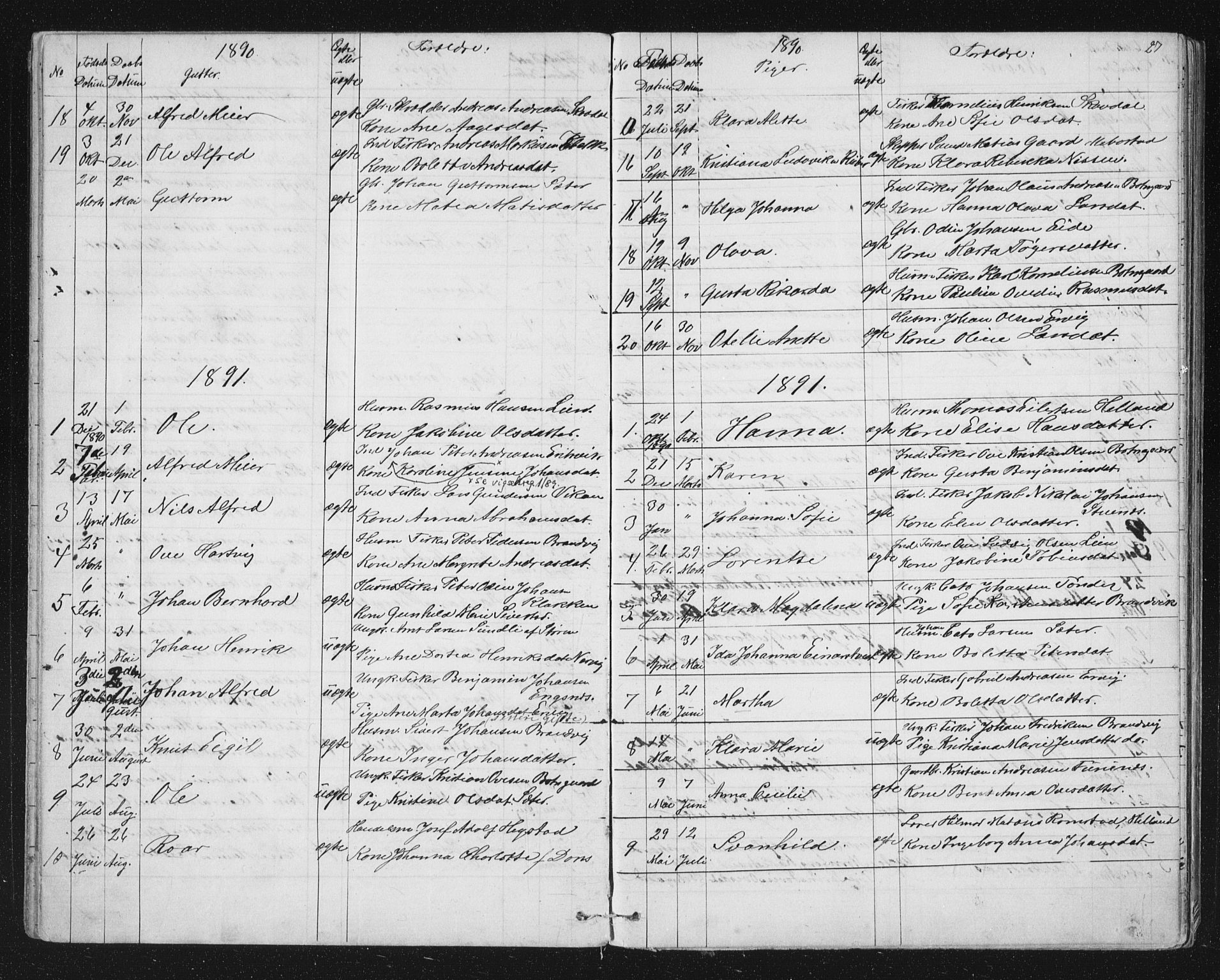Ministerialprotokoller, klokkerbøker og fødselsregistre - Sør-Trøndelag, SAT/A-1456/651/L0647: Parish register (copy) no. 651C01, 1866-1914, p. 27
