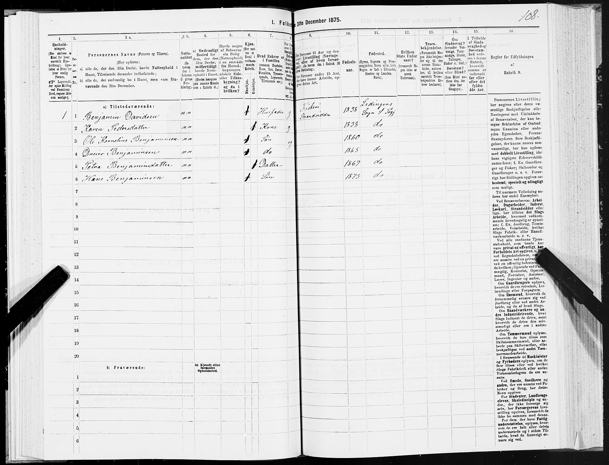 SAT, 1875 census for 1848P Steigen, 1875, p. 1108