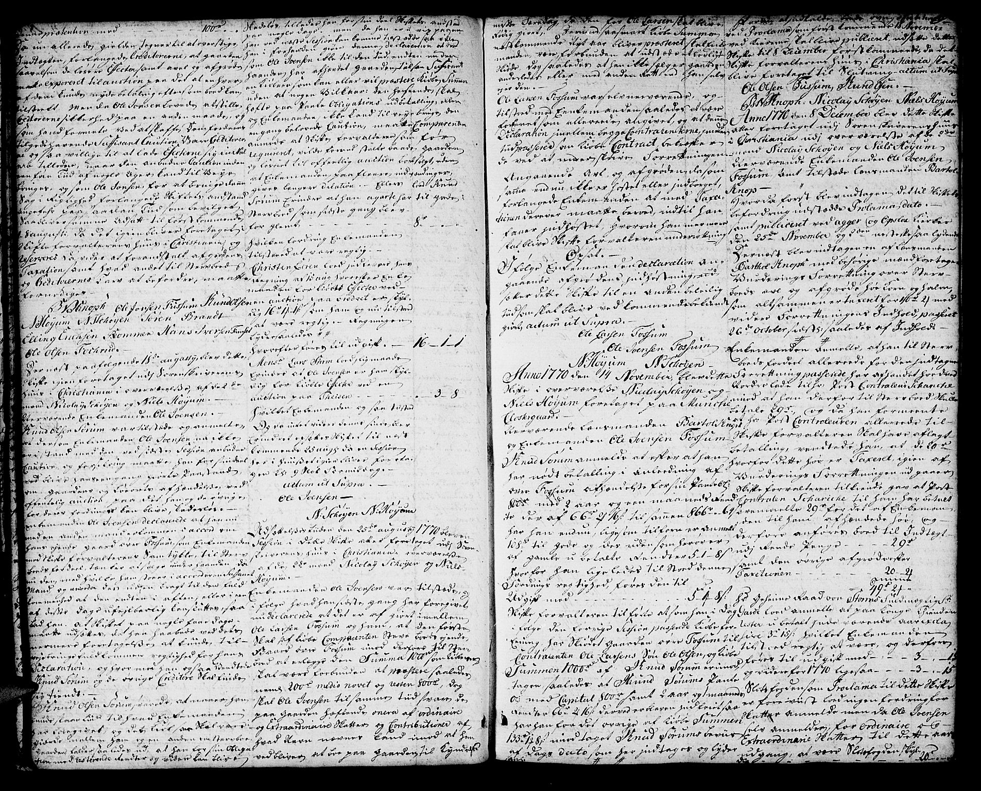 Aker sorenskriveri, AV/SAO-A-10895/H/Hb/L0013a: Skifteprotokoll, 1770-1780, p. 18b-19a