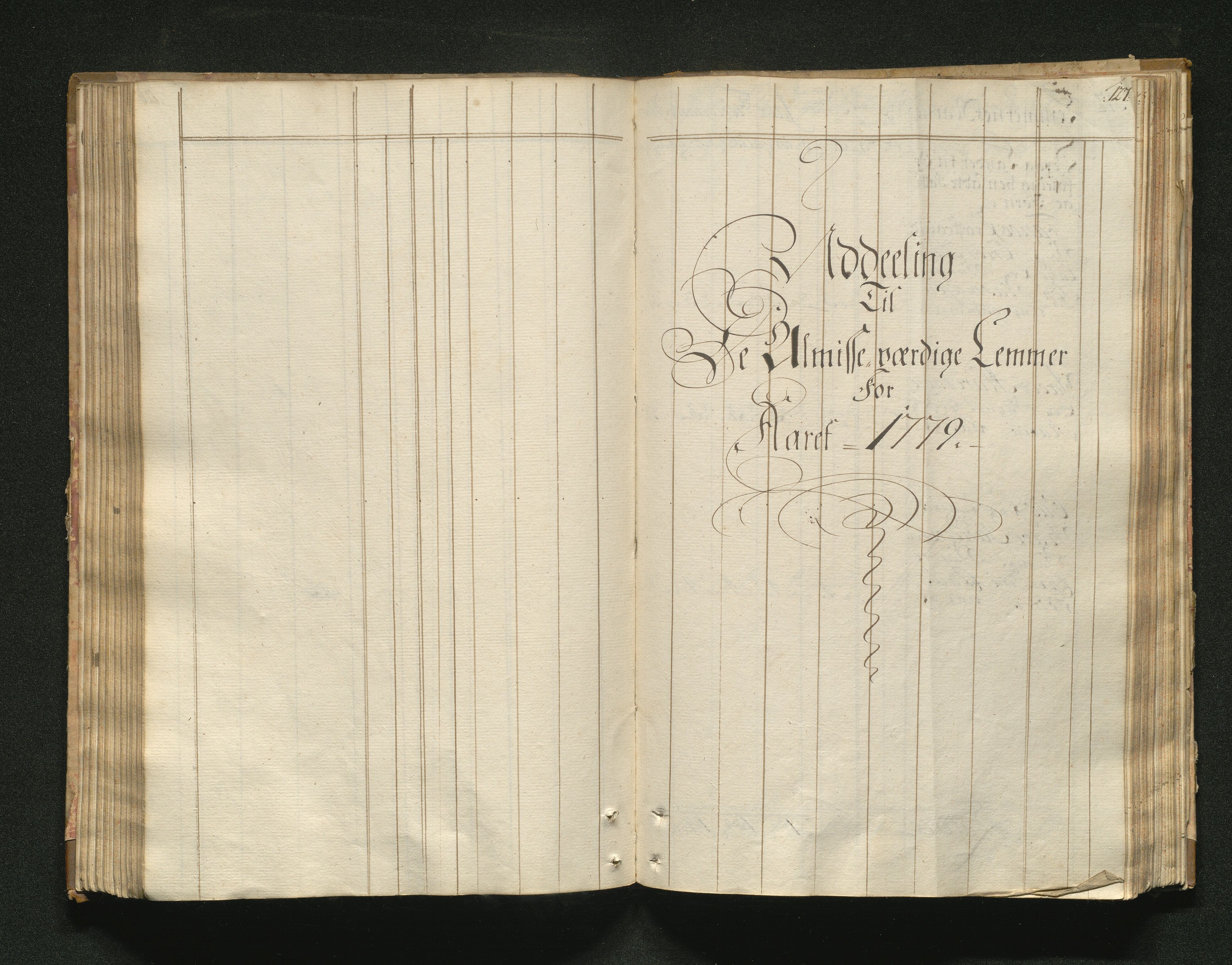 Overfattigkommisjonen i Bergen, AV/SAB-A-89001/F/L0001: Utdelingsbok for fattige i Domkirkesoknet, 1775-1780, p. 126b-127a