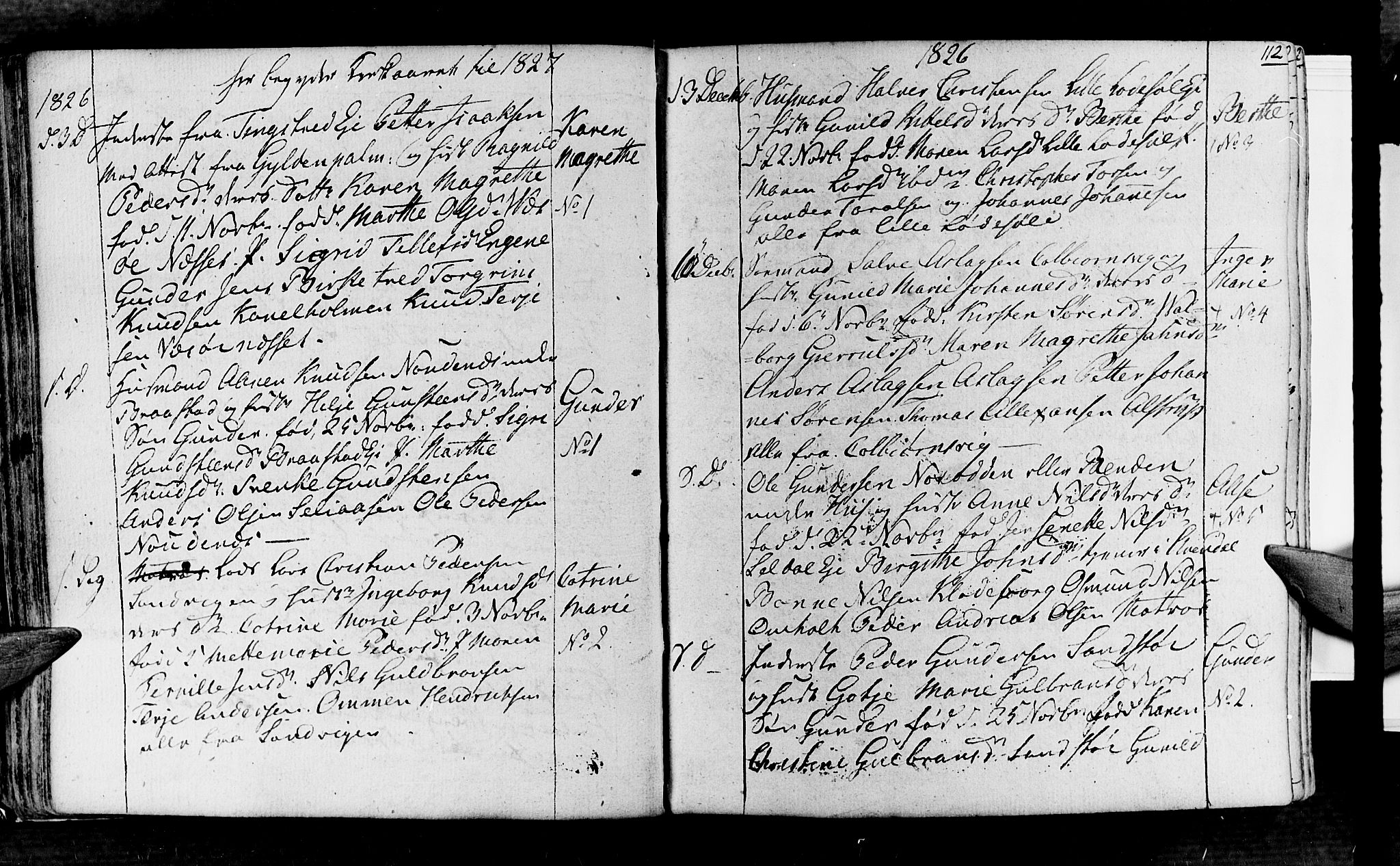 Øyestad sokneprestkontor, SAK/1111-0049/F/Fa/L0011: Parish register (official) no. A 11, 1805-1824, p. 112