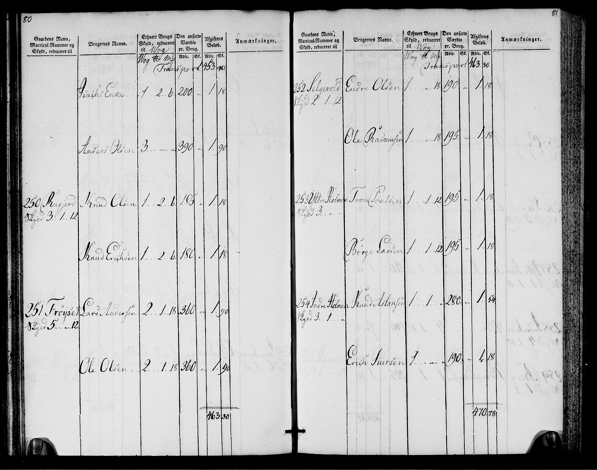 Rentekammeret inntil 1814, Realistisk ordnet avdeling, AV/RA-EA-4070/N/Ne/Nea/L0128: Romsdal fogderi. Oppebørselsregister, 1803-1804, p. 42