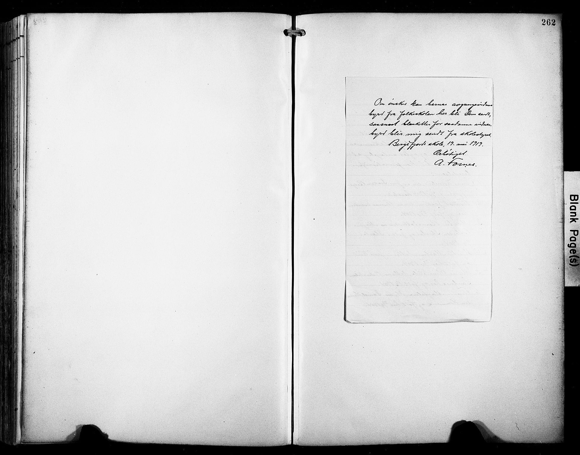 Loppa sokneprestkontor, SATØ/S-1339/H/Ha/L0009kirke: Parish register (official) no. 9, 1895-1909, p. 262