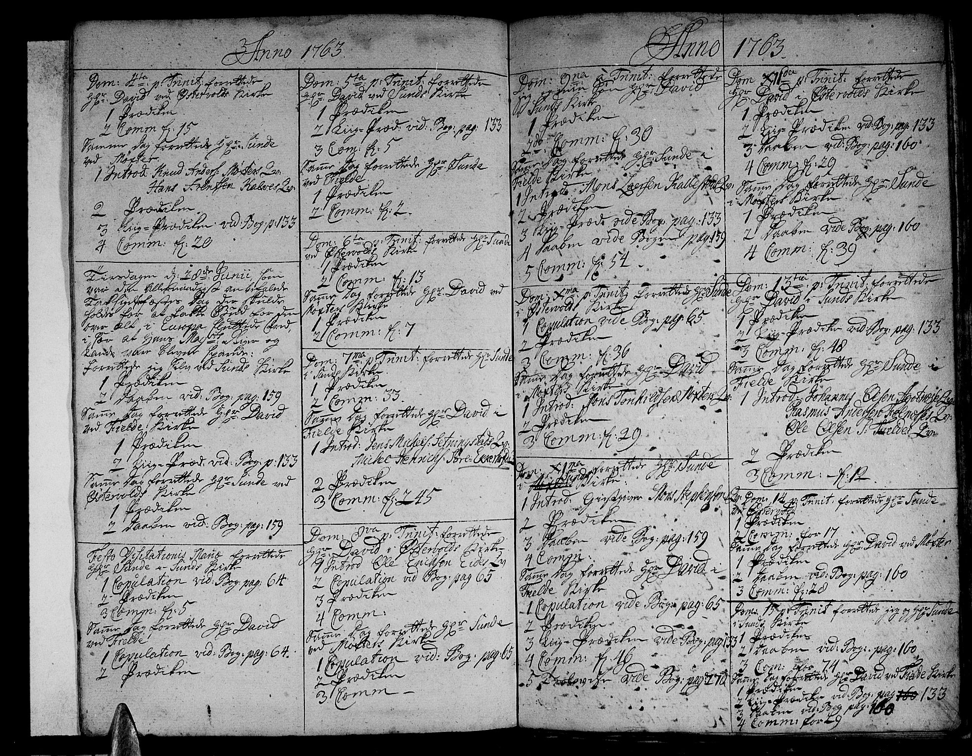 Sund sokneprestembete, AV/SAB-A-99930: Parish register (official) no. A 3, 1740-1769