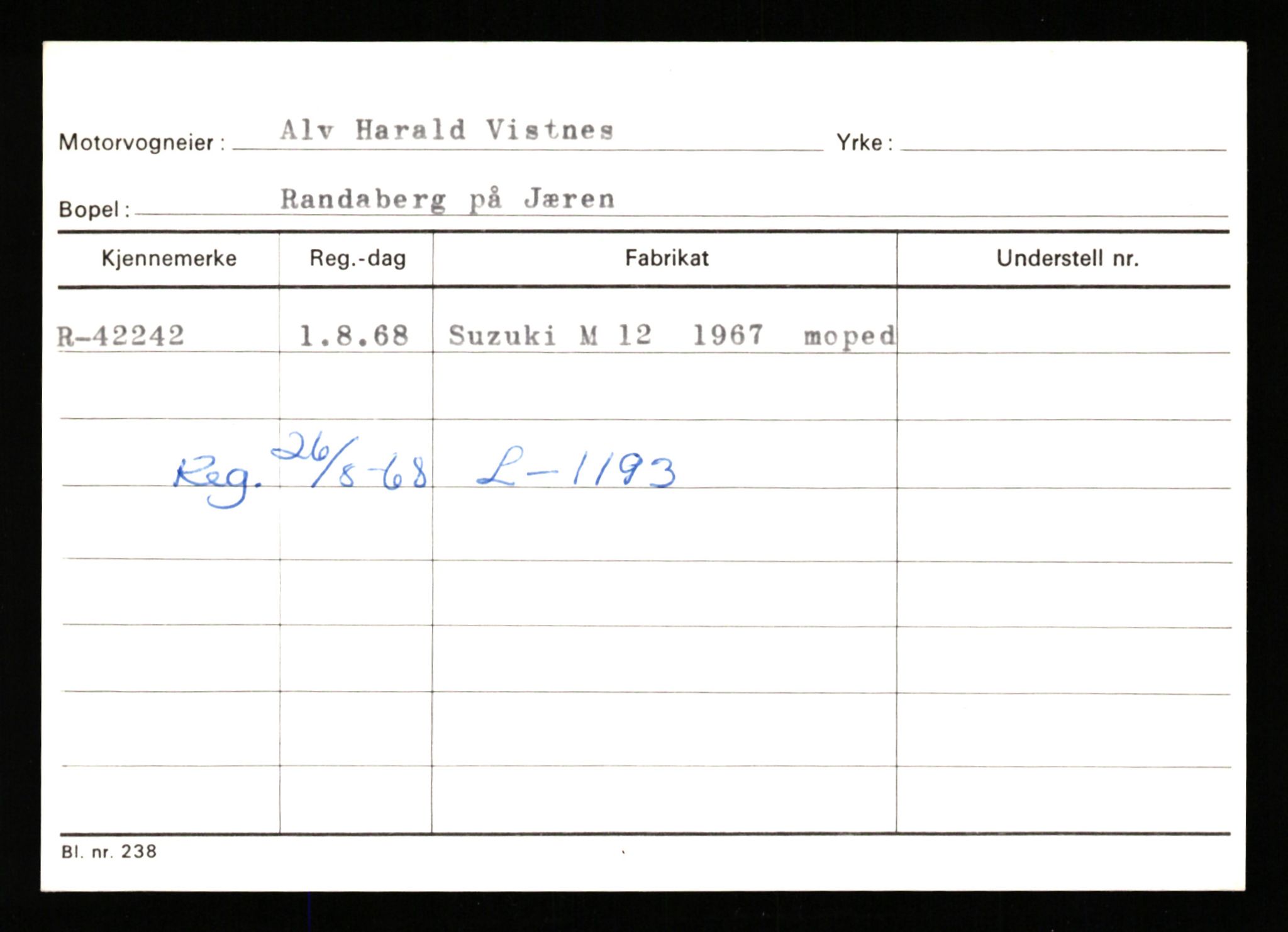 Stavanger trafikkstasjon, AV/SAST-A-101942/0/G/L0006: Registreringsnummer: 34250 - 49007, 1930-1971, p. 2139