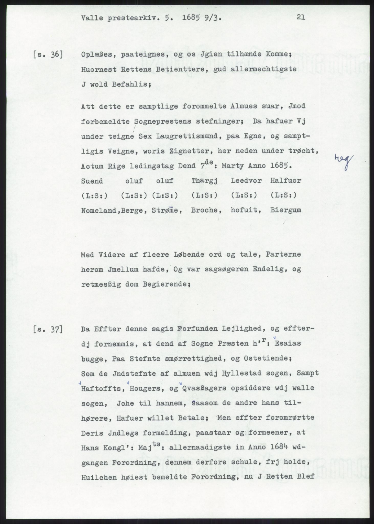 Samlinger til kildeutgivelse, Diplomavskriftsamlingen, AV/RA-EA-4053/H/Ha, p. 345