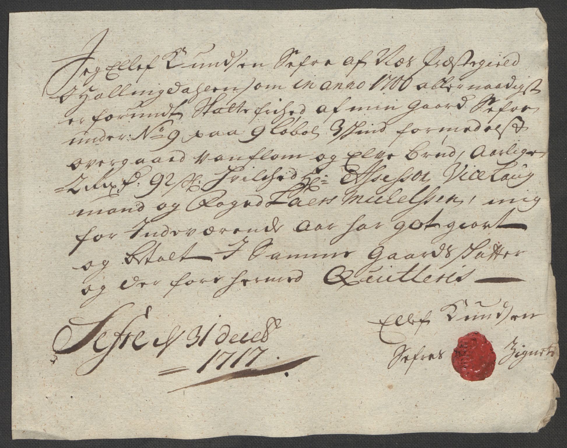 Rentekammeret inntil 1814, Reviderte regnskaper, Fogderegnskap, RA/EA-4092/R23/L1475: Fogderegnskap Ringerike og Hallingdal, 1717, p. 322