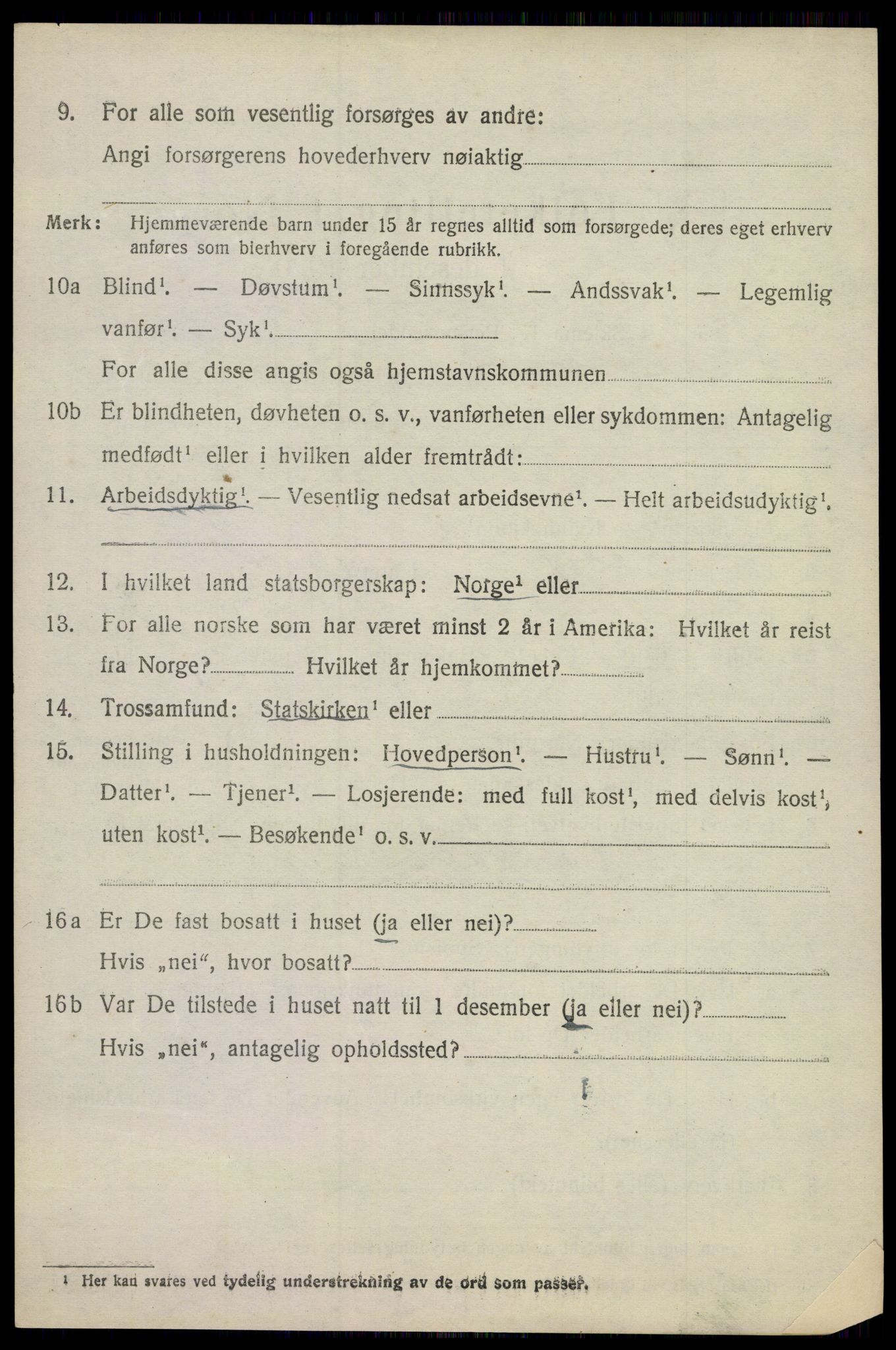 SAKO, 1920 census for Sandeherred, 1920, p. 11053