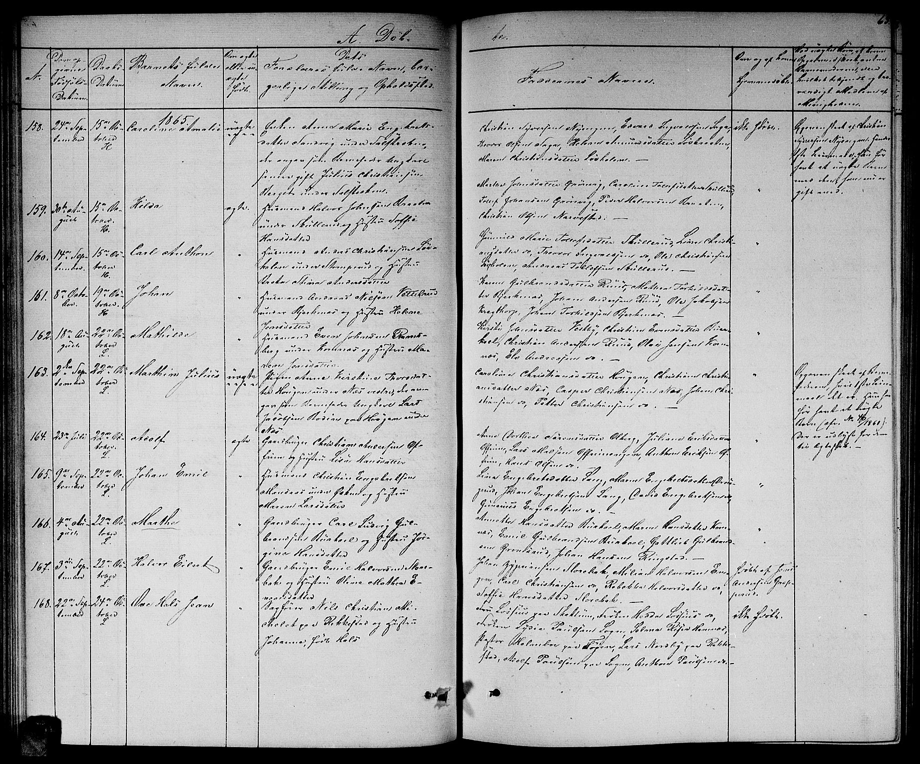 Høland prestekontor Kirkebøker, AV/SAO-A-10346a/G/Ga/L0005: Parish register (copy) no. I 5, 1862-1869, p. 63