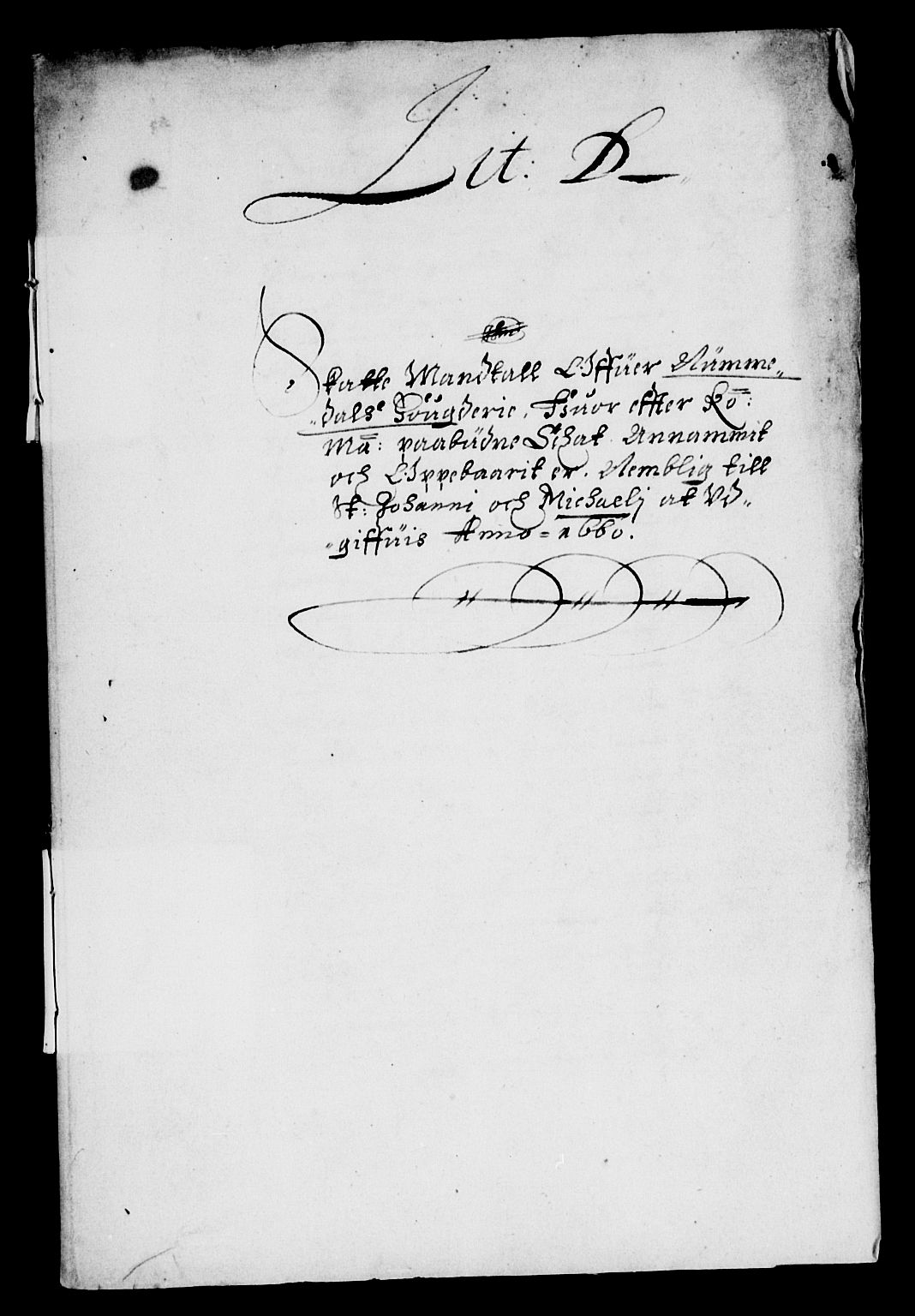 Rentekammeret inntil 1814, Reviderte regnskaper, Lensregnskaper, AV/RA-EA-5023/R/Rb/Rbw/L0143: Trondheim len, 1660-1661