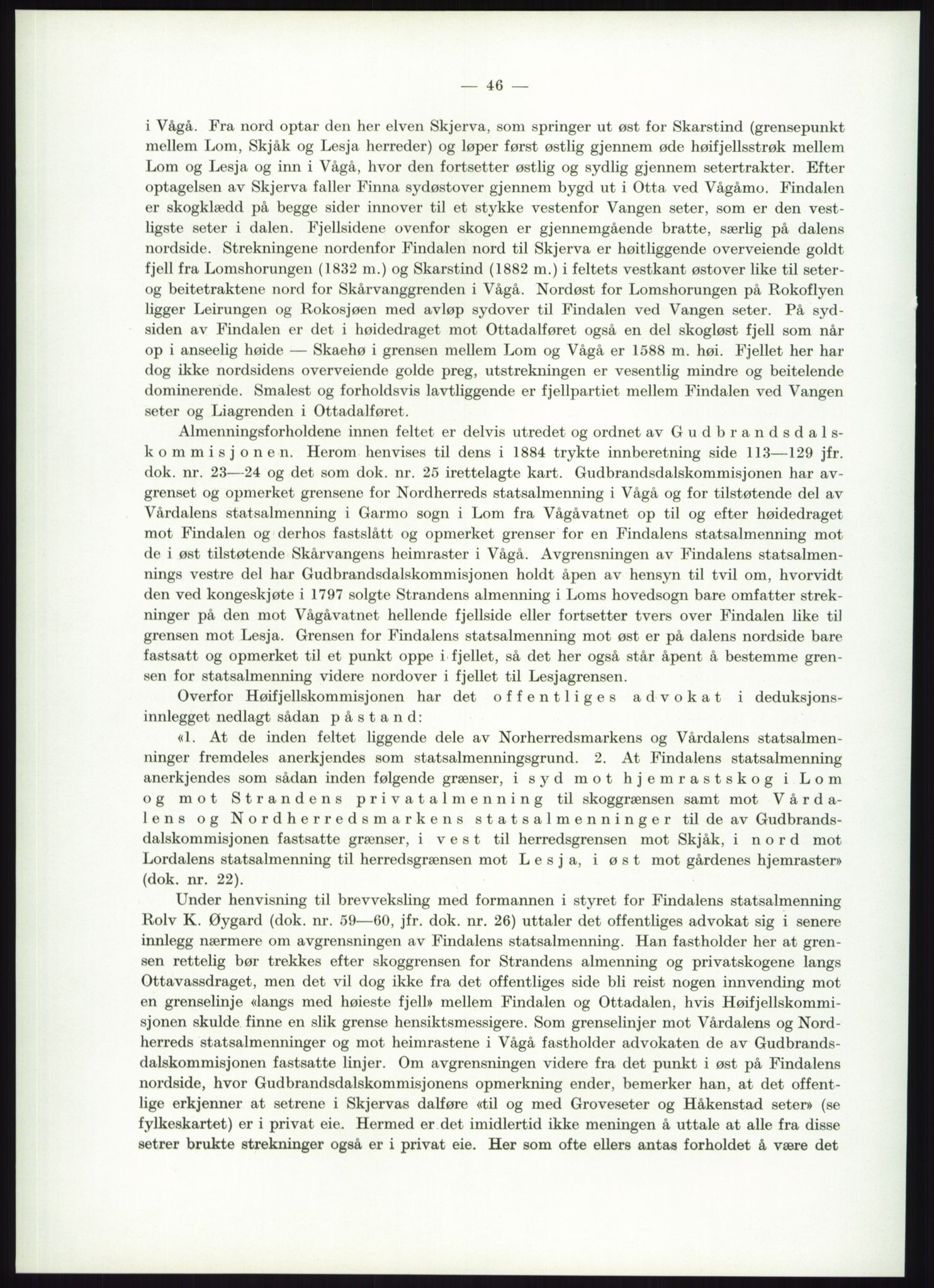 Høyfjellskommisjonen, AV/RA-S-1546/X/Xa/L0001: Nr. 1-33, 1909-1953, p. 5593